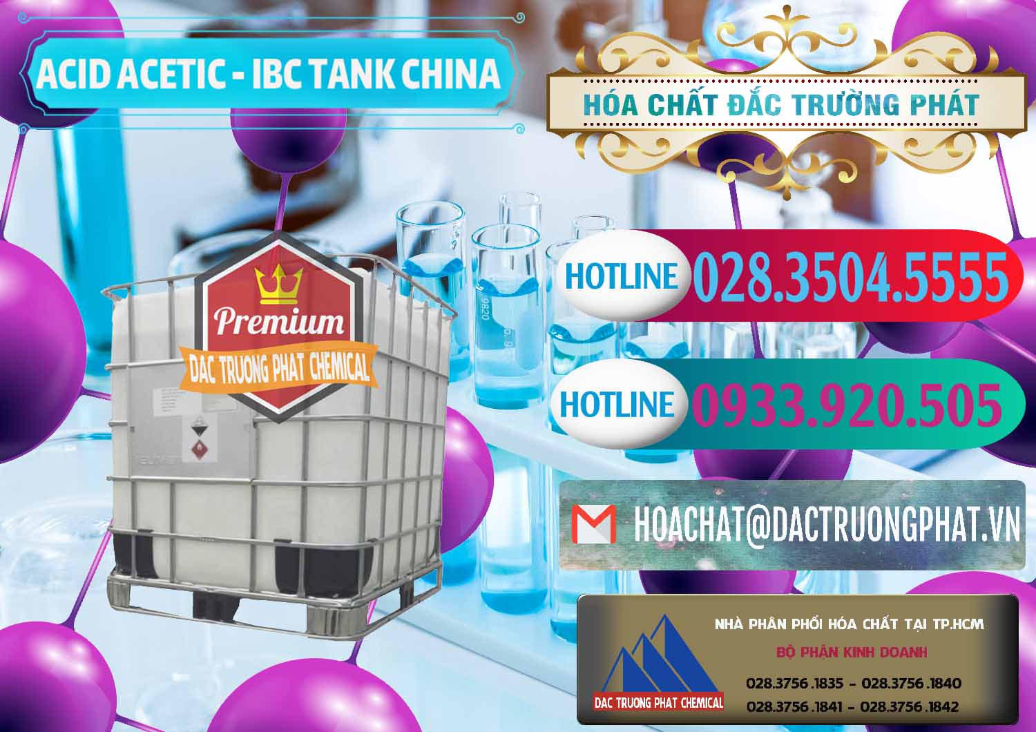 Cty chuyên bán - cung ứng Acetic Acid – Axit Acetic Tank Bồn IBC Trung Quốc China - 0443 - Phân phối ( nhập khẩu ) hóa chất tại TP.HCM - truongphat.vn