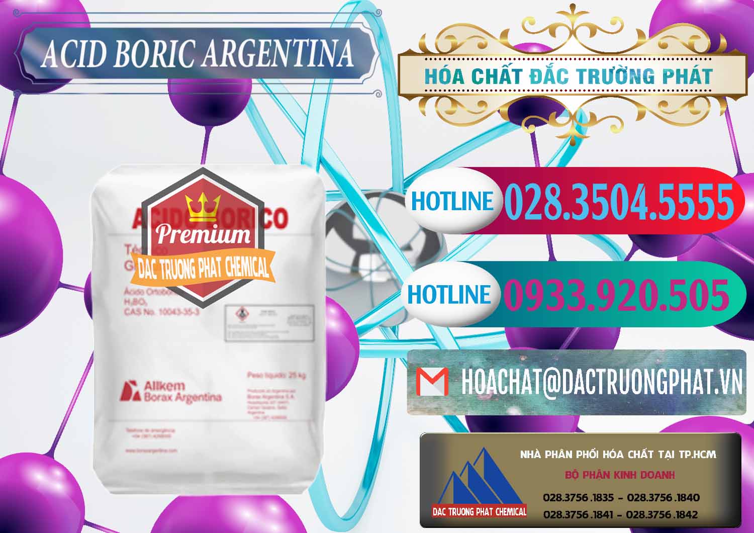 Công ty chuyên phân phối ( bán ) Acid Boric – Axit Boric H3BO3 99% Allkem Argentina - 0448 - Nơi chuyên cung ứng _ phân phối hóa chất tại TP.HCM - truongphat.vn