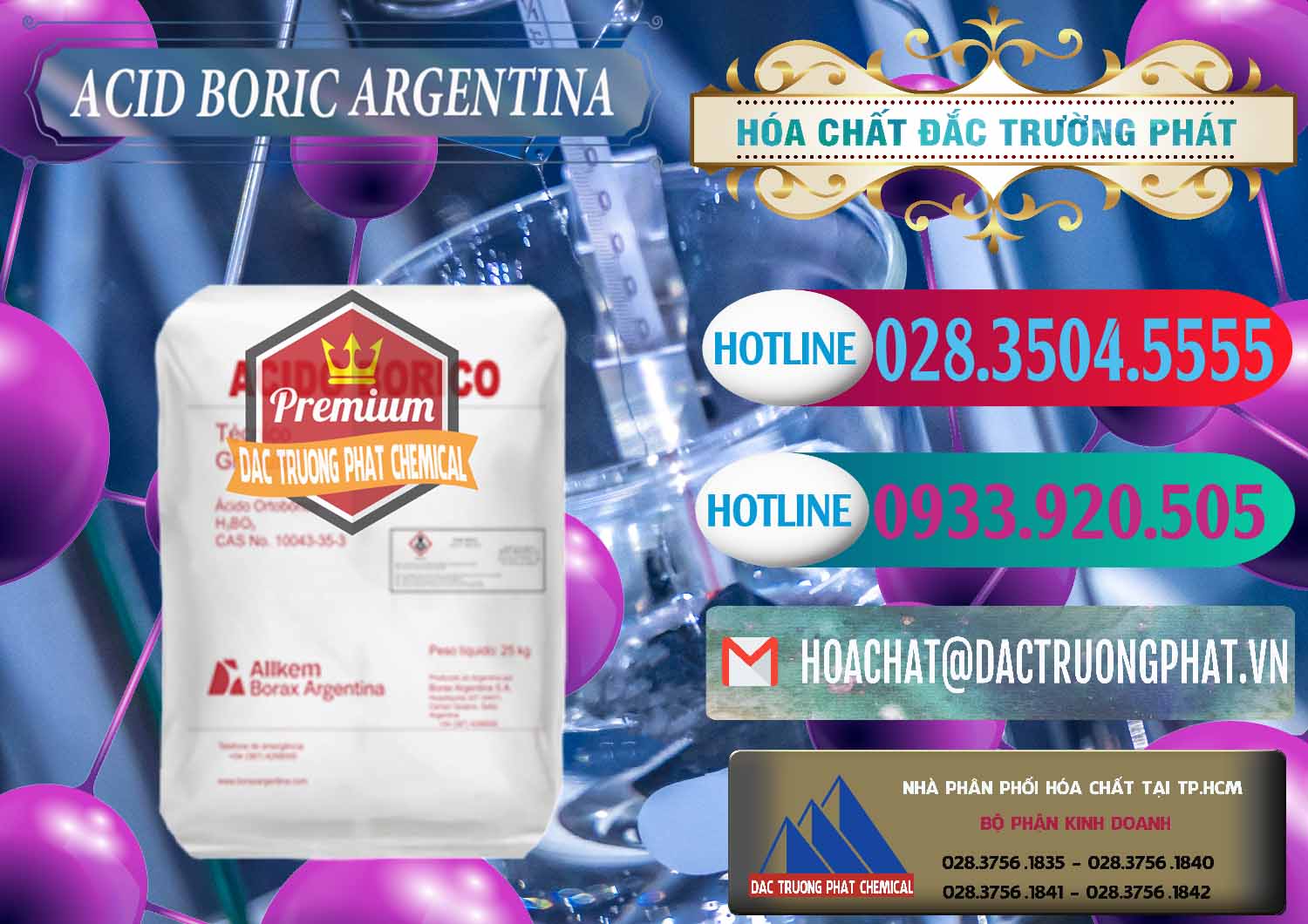 Công ty bán ( cung cấp ) Acid Boric – Axit Boric H3BO3 99% Allkem Argentina - 0448 - Đơn vị cung cấp & phân phối hóa chất tại TP.HCM - truongphat.vn