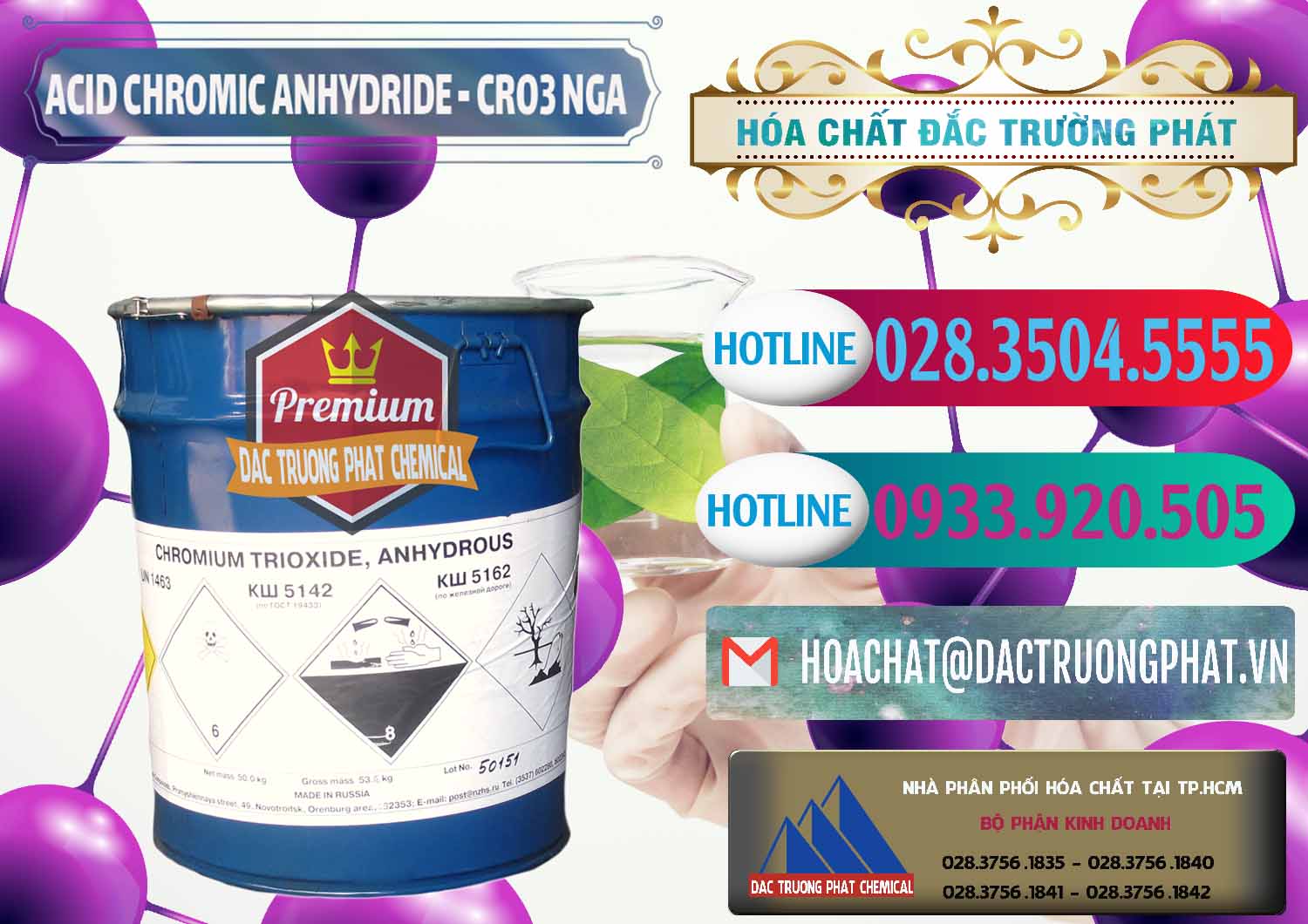 Đơn vị bán và cung cấp Acid Chromic Anhydride - Cromic CRO3 Nga Russia - 0006 - Đơn vị chuyên nhập khẩu - phân phối hóa chất tại TP.HCM - truongphat.vn