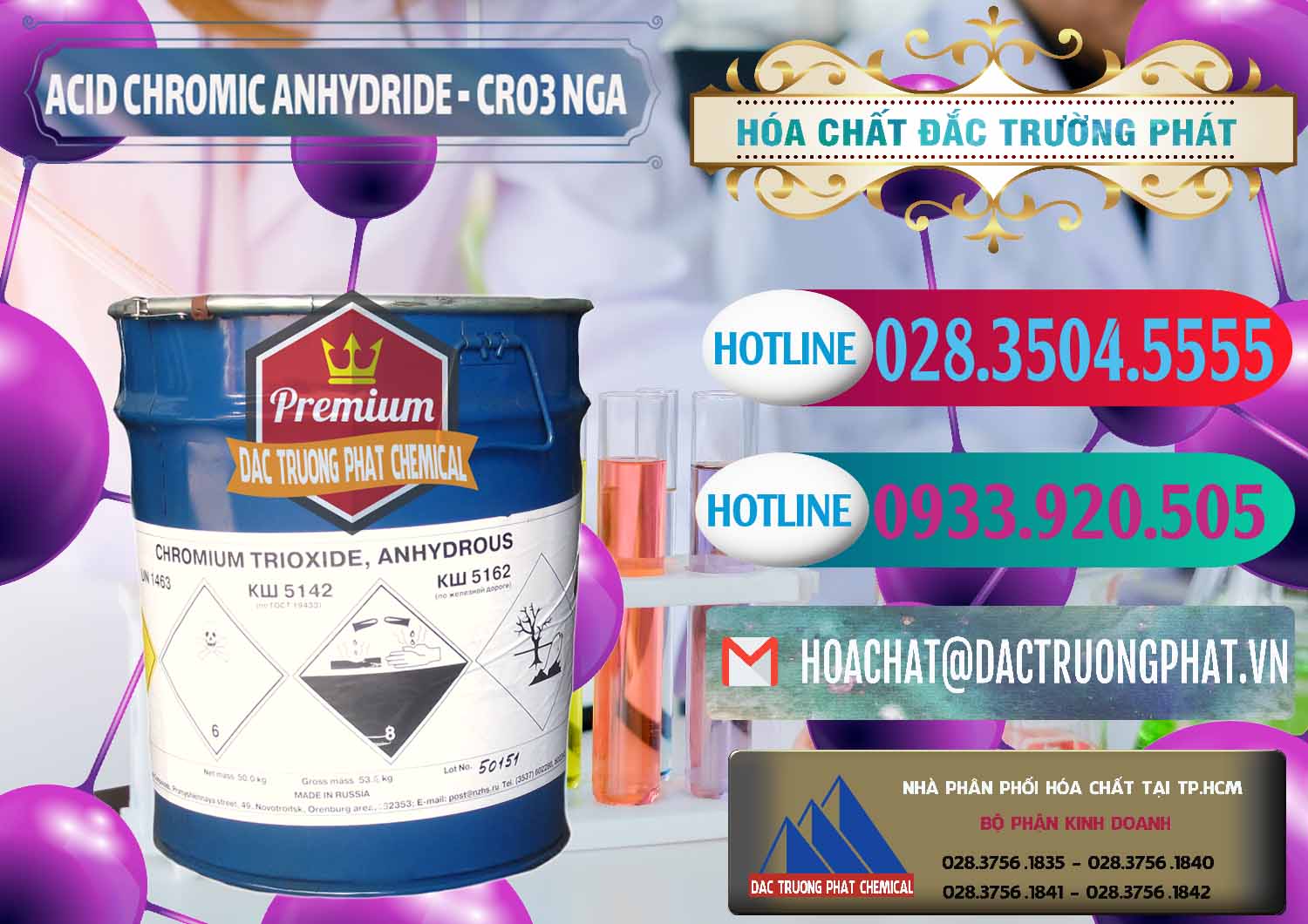 Nhà cung cấp _ bán Acid Chromic Anhydride - Cromic CRO3 Nga Russia - 0006 - Phân phối ( bán ) hóa chất tại TP.HCM - truongphat.vn