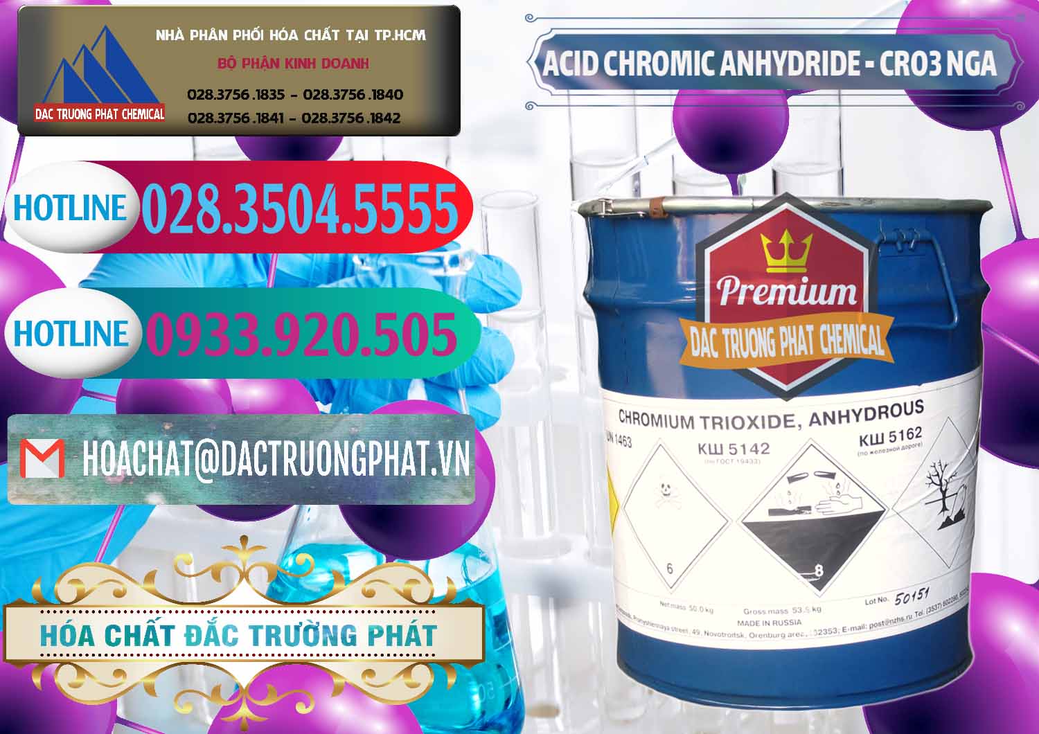 Chuyên cung cấp _ bán Acid Chromic Anhydride - Cromic CRO3 Nga Russia - 0006 - Chuyên phân phối và kinh doanh hóa chất tại TP.HCM - truongphat.vn