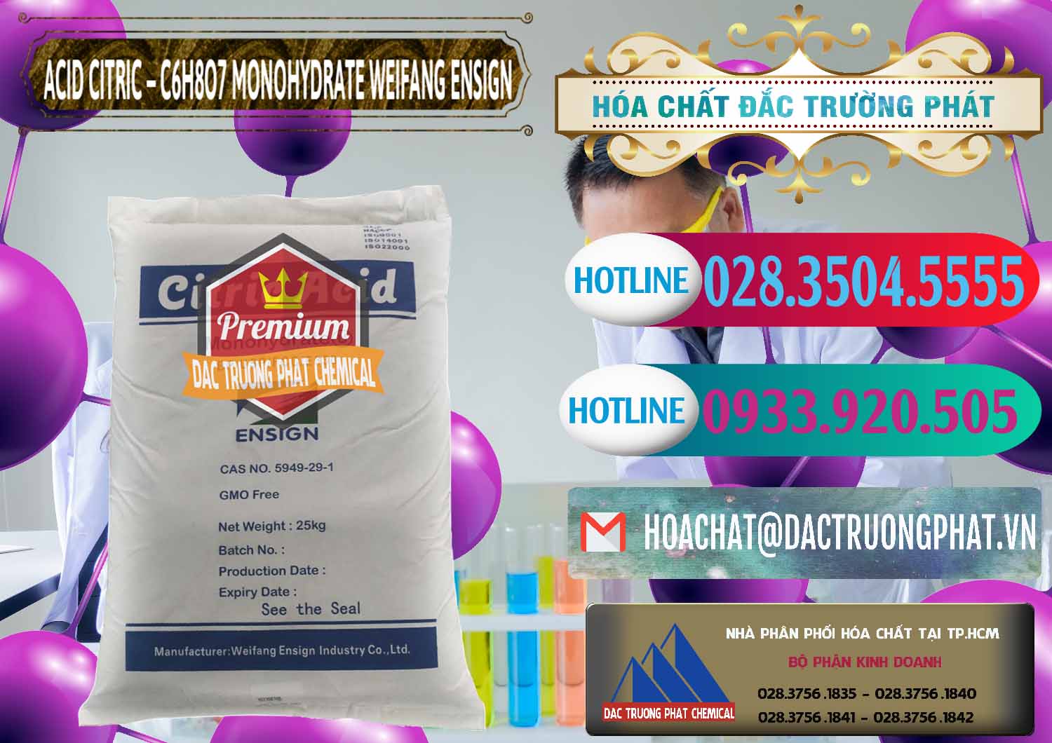 Công ty chuyên bán & cung cấp Acid Citric - Axit Citric Monohydrate Weifang Trung Quốc China - 0009 - Cty cung cấp - phân phối hóa chất tại TP.HCM - truongphat.vn