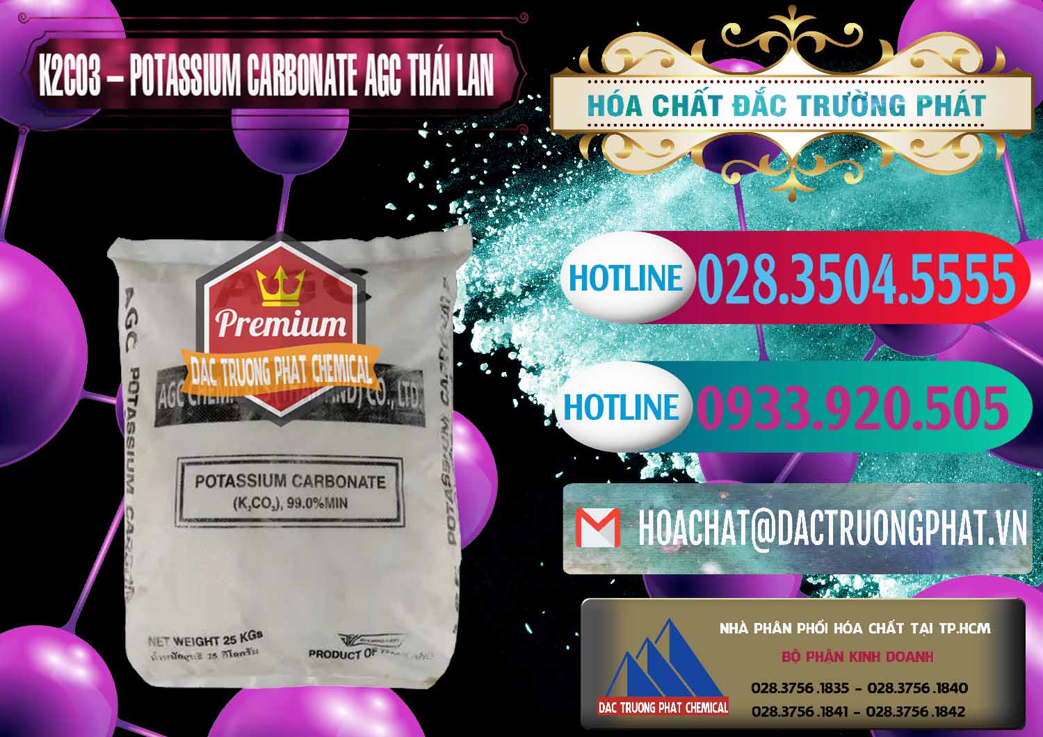 Cung cấp và bán K2Co3 – Potassium Carbonate AGC Thái Lan Thailand - 0471 - Nơi nhập khẩu _ cung cấp hóa chất tại TP.HCM - truongphat.vn