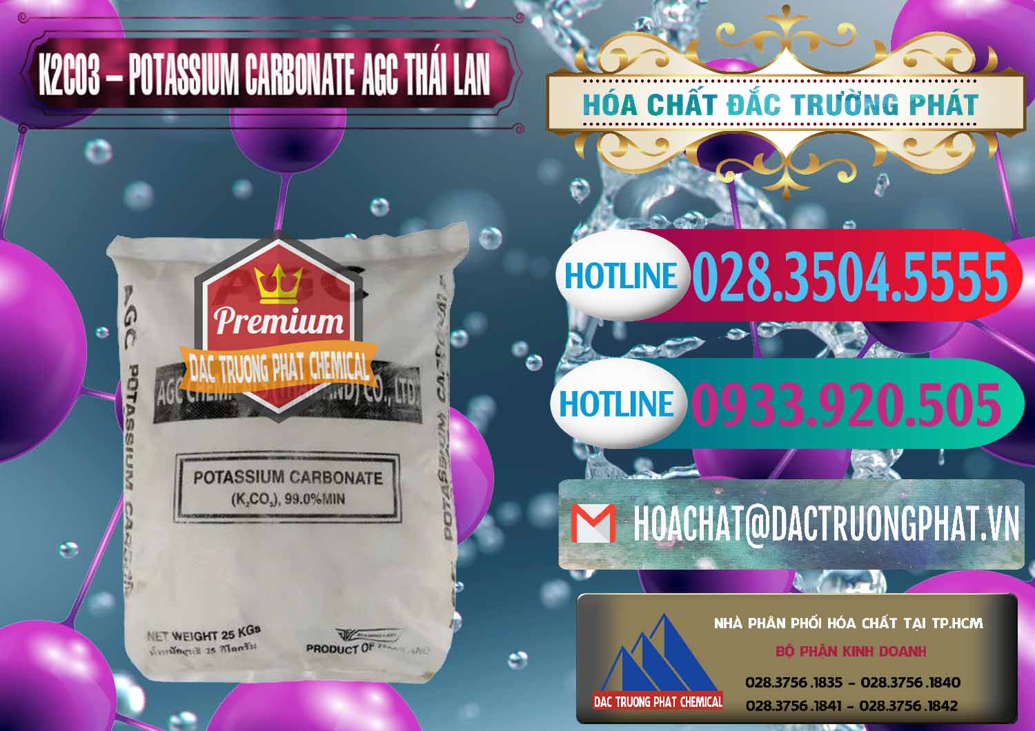 Công ty bán - cung ứng K2Co3 – Potassium Carbonate AGC Thái Lan Thailand - 0471 - Nhập khẩu và cung cấp hóa chất tại TP.HCM - truongphat.vn