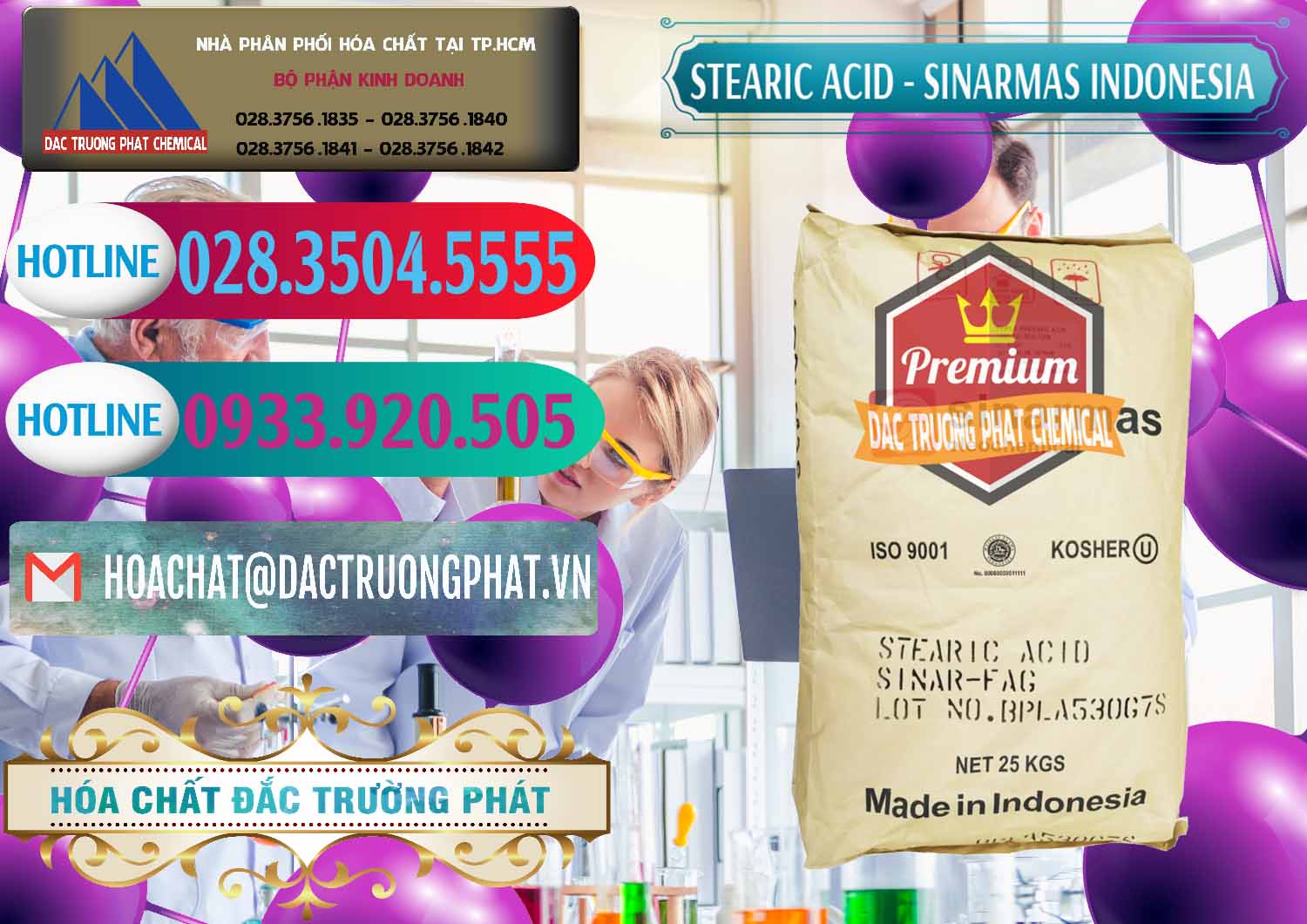 Công ty chuyên kinh doanh và bán Axit Stearic - Stearic Acid Sinarmas Indonesia - 0389 - Kinh doanh & phân phối hóa chất tại TP.HCM - truongphat.vn