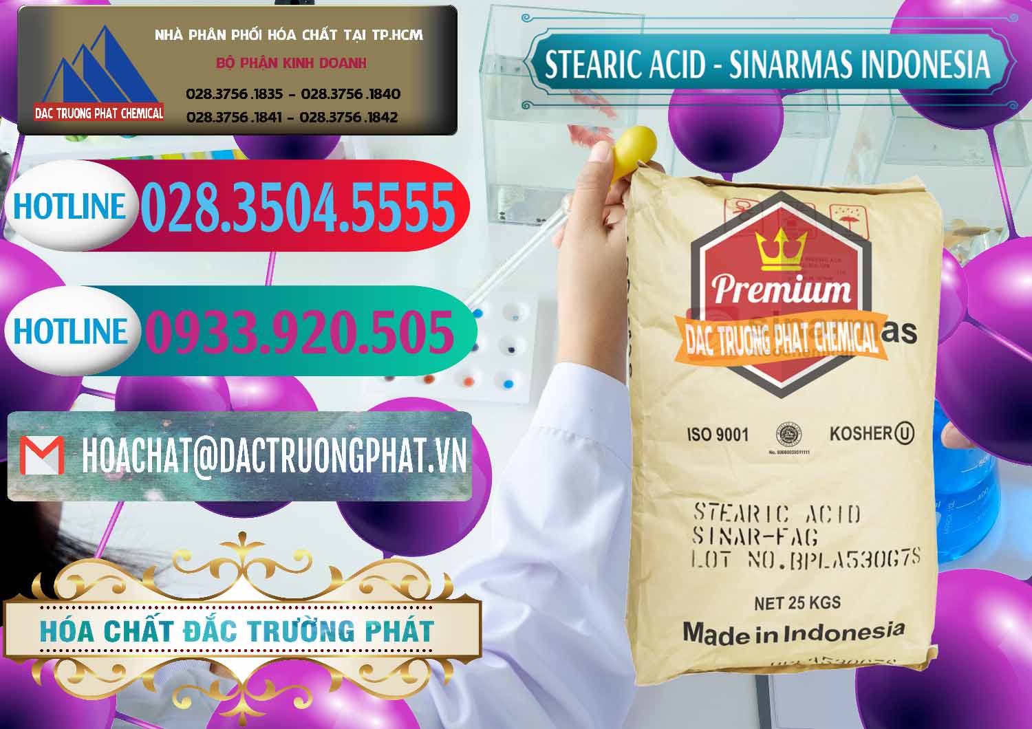 Nhà phân phối ( bán ) Axit Stearic - Stearic Acid Sinarmas Indonesia - 0389 - Công ty phân phối _ bán hóa chất tại TP.HCM - truongphat.vn
