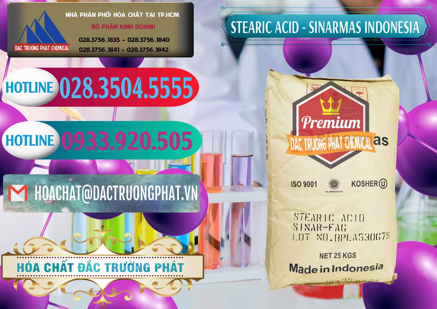 Cty bán - phân phối Axit Stearic - Stearic Acid Sinarmas Indonesia - 0389 - Cung ứng - phân phối hóa chất tại TP.HCM - truongphat.vn