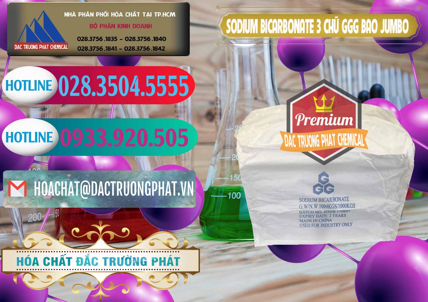 Cty chuyên cung cấp _ bán Sodium Bicarbonate – Bicar NaHCO3 Food Grade 3 Chữ GGG Bao Jumbo ( Bành ) Trung Quốc China - 0260 - Chuyên nhập khẩu ( phân phối ) hóa chất tại TP.HCM - truongphat.vn