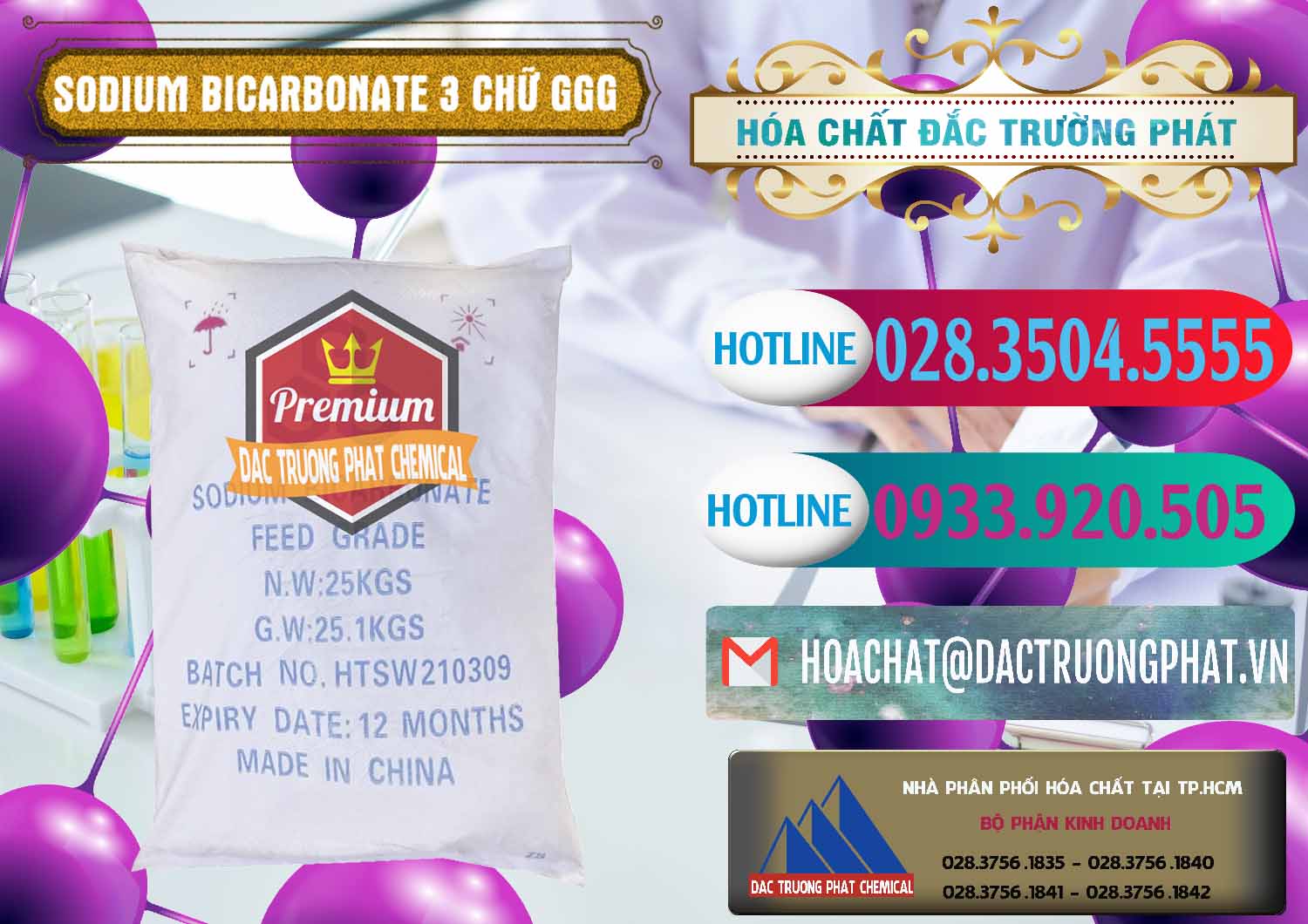 Đơn vị chuyên nhập khẩu và bán Sodium Bicarbonate – Bicar NaHCO3 Food Grade 3 Chữ GGG Trung Quốc China - 0259 - Cty kinh doanh ( phân phối ) hóa chất tại TP.HCM - truongphat.vn
