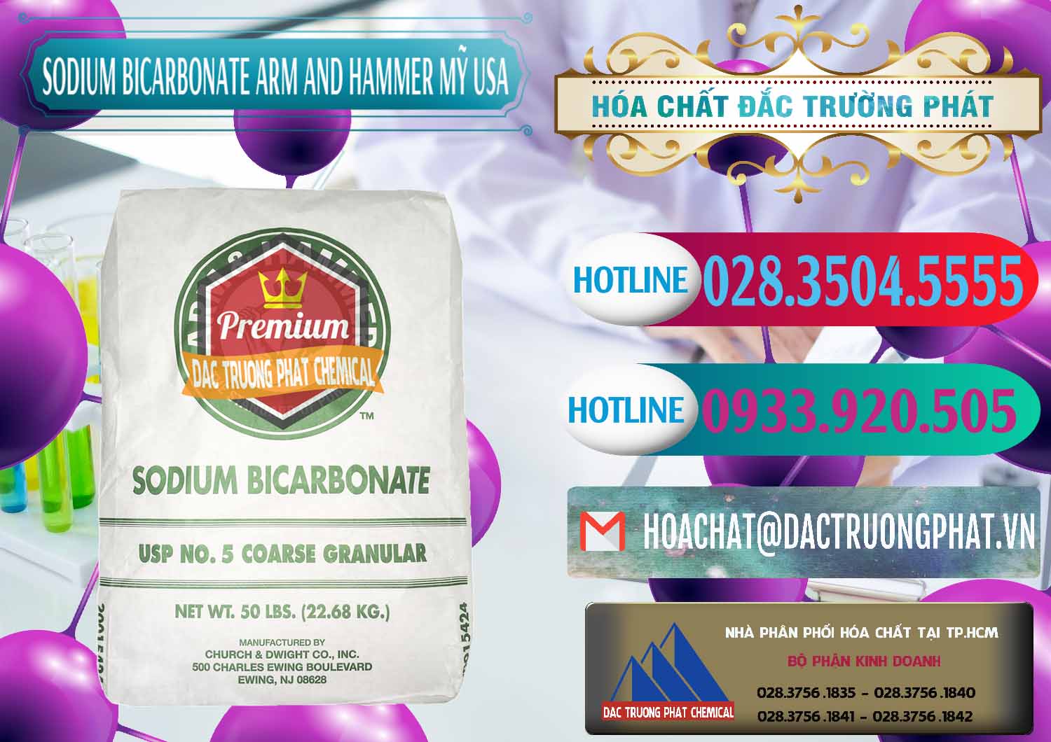 Chuyên bán - cung cấp Sodium Bicarbonate – Bicar NaHCO3 Food Grade Arm And Hammer Mỹ USA - 0255 - Đơn vị chuyên kinh doanh _ cung cấp hóa chất tại TP.HCM - truongphat.vn