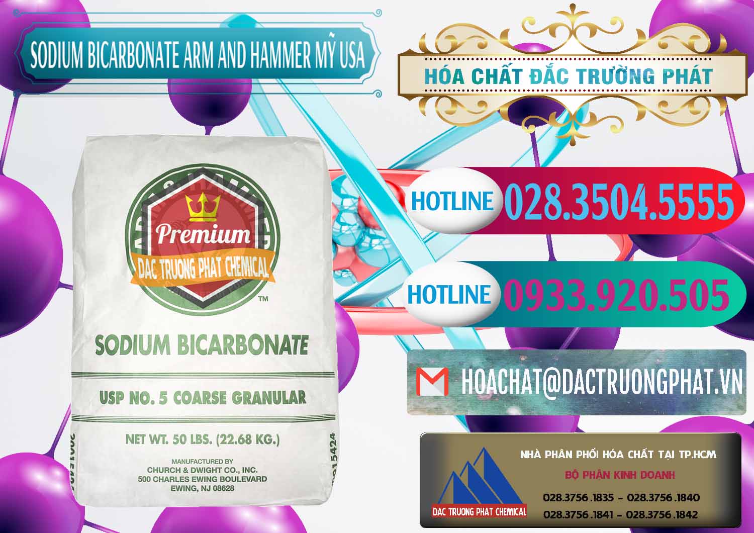 Công ty chuyên kinh doanh & bán Sodium Bicarbonate – Bicar NaHCO3 Food Grade Arm And Hammer Mỹ USA - 0255 - Cty chuyên kinh doanh - cung cấp hóa chất tại TP.HCM - truongphat.vn