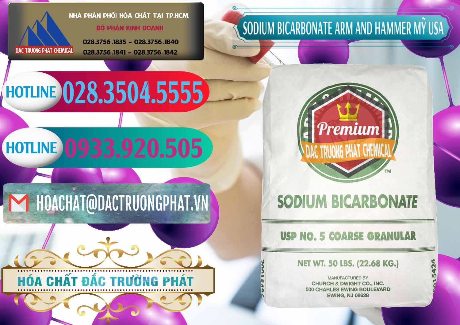 Công ty bán & phân phối Sodium Bicarbonate – Bicar NaHCO3 Food Grade Arm And Hammer Mỹ USA - 0255 - Cty phân phối - nhập khẩu hóa chất tại TP.HCM - truongphat.vn