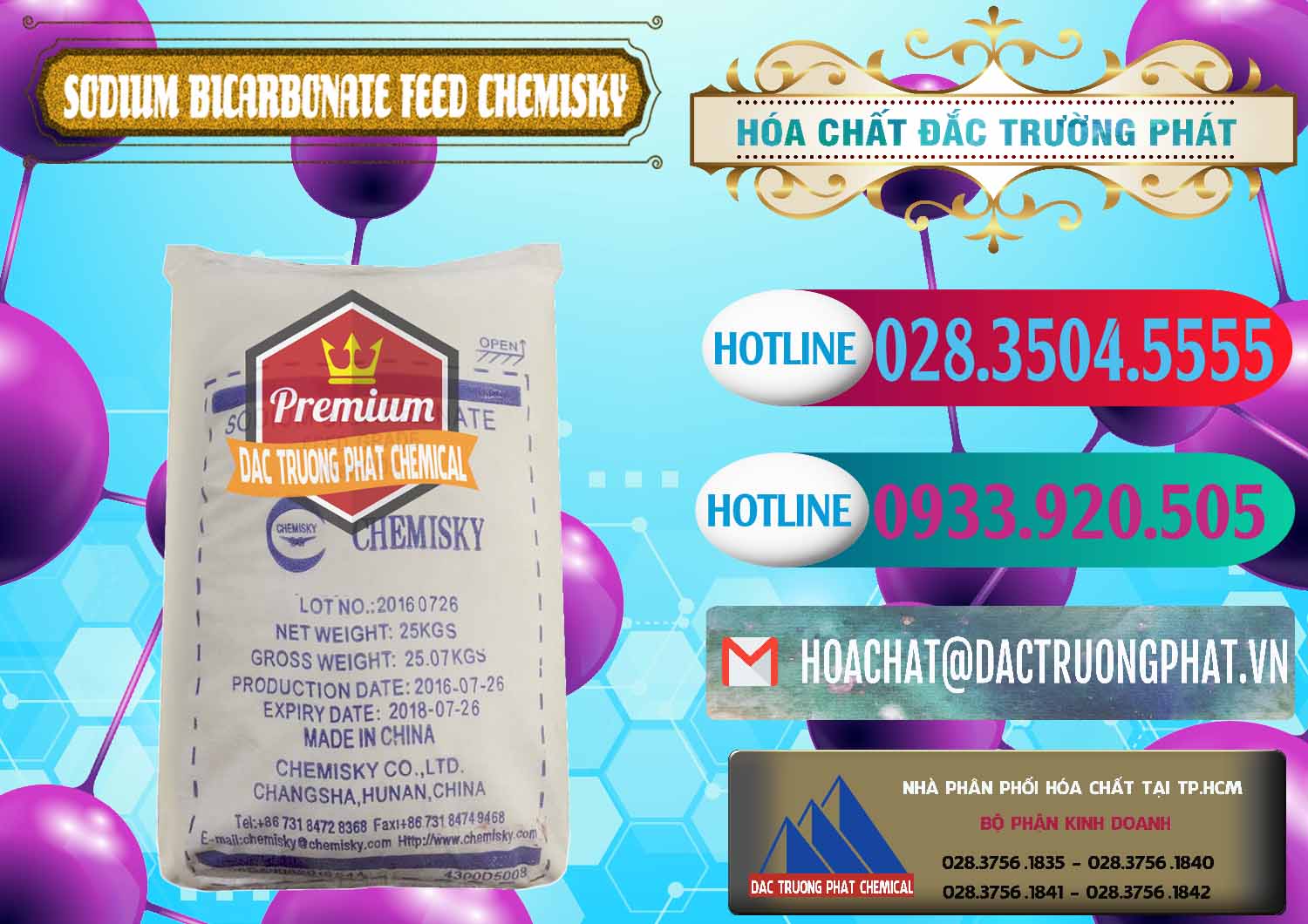 Chuyên bán và cung cấp Sodium Bicarbonate – Bicar NaHCO3 Feed Grade Chemisky Trung Quốc China - 0264 - Chuyên nhập khẩu ( phân phối ) hóa chất tại TP.HCM - truongphat.vn