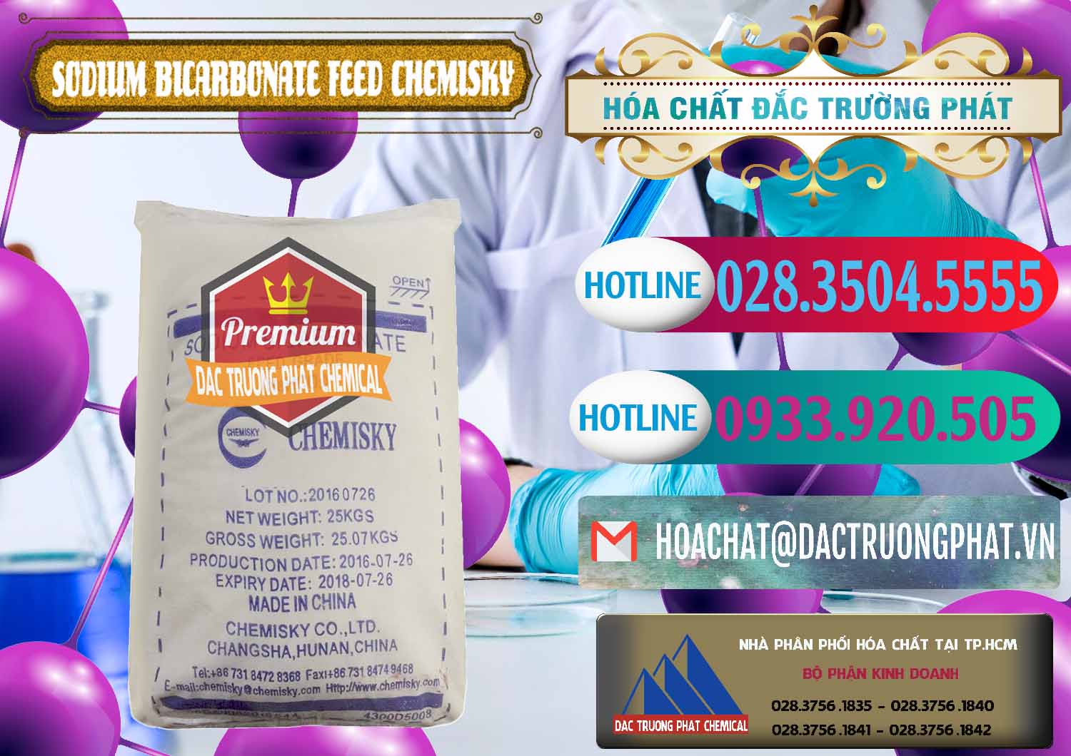Công ty nhập khẩu _ bán Sodium Bicarbonate – Bicar NaHCO3 Feed Grade Chemisky Trung Quốc China - 0264 - Bán _ cung cấp hóa chất tại TP.HCM - truongphat.vn