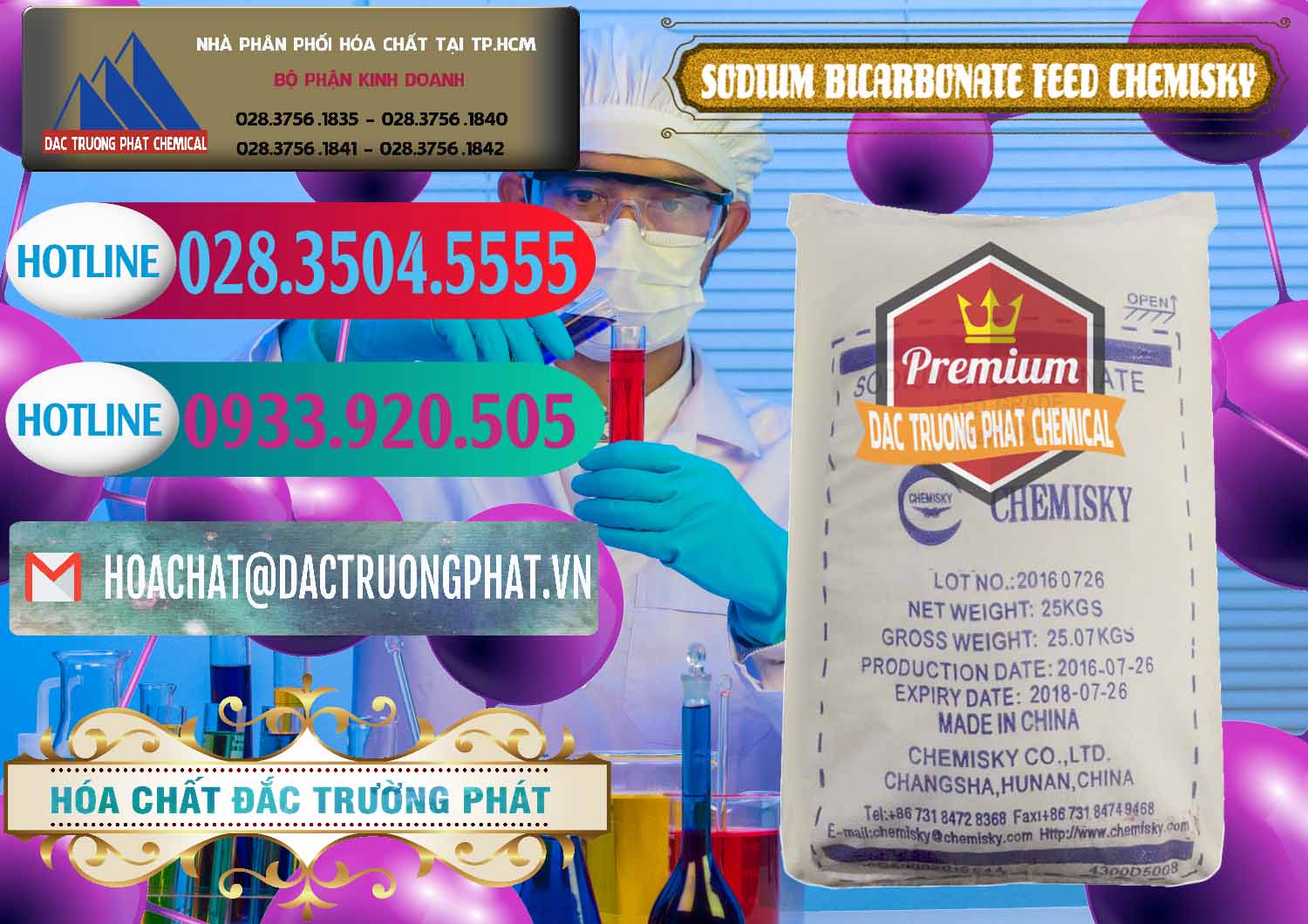 Nơi bán - phân phối Sodium Bicarbonate – Bicar NaHCO3 Feed Grade Chemisky Trung Quốc China - 0264 - Cung cấp & bán hóa chất tại TP.HCM - truongphat.vn