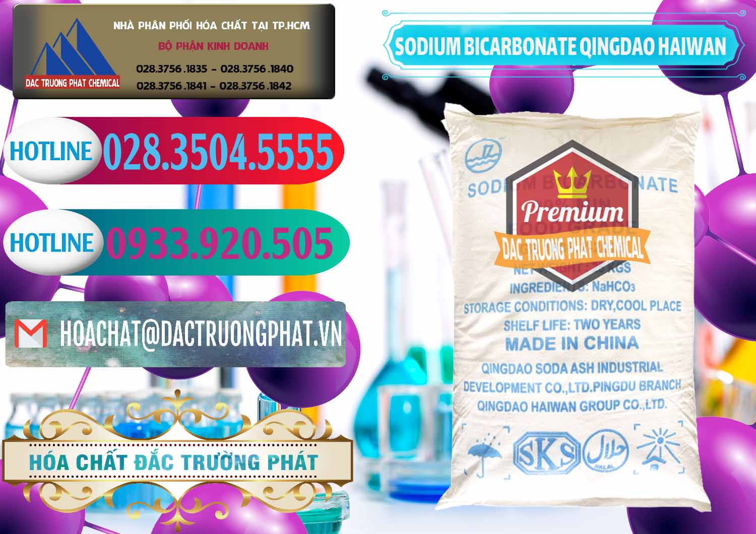 Cty chuyên bán _ cung ứng Sodium Bicarbonate – Bicar NaHCO3 Food Grade Qingdao Haiwan Trung Quốc China - 0258 - Chuyên phân phối và nhập khẩu hóa chất tại TP.HCM - truongphat.vn