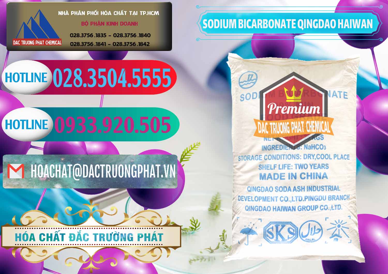 Cty chuyên cung cấp và bán Sodium Bicarbonate – Bicar NaHCO3 Food Grade Qingdao Haiwan Trung Quốc China - 0258 - Nơi chuyên nhập khẩu - phân phối hóa chất tại TP.HCM - truongphat.vn