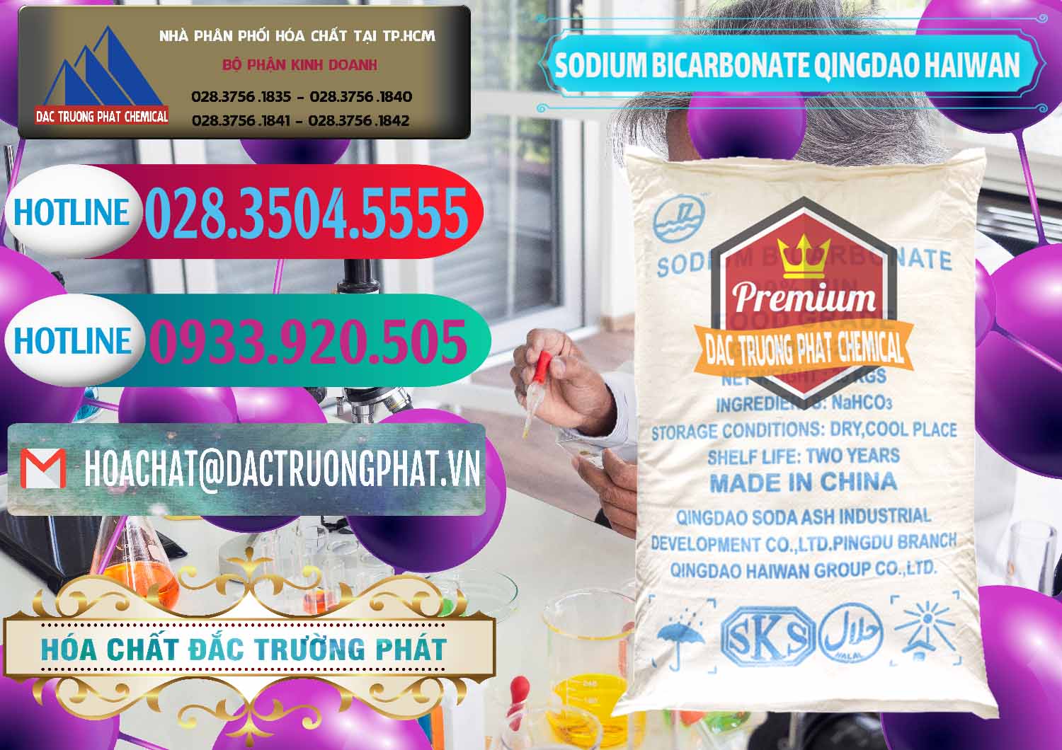 Nơi cung ứng & bán Sodium Bicarbonate – Bicar NaHCO3 Food Grade Qingdao Haiwan Trung Quốc China - 0258 - Chuyên bán và phân phối hóa chất tại TP.HCM - truongphat.vn