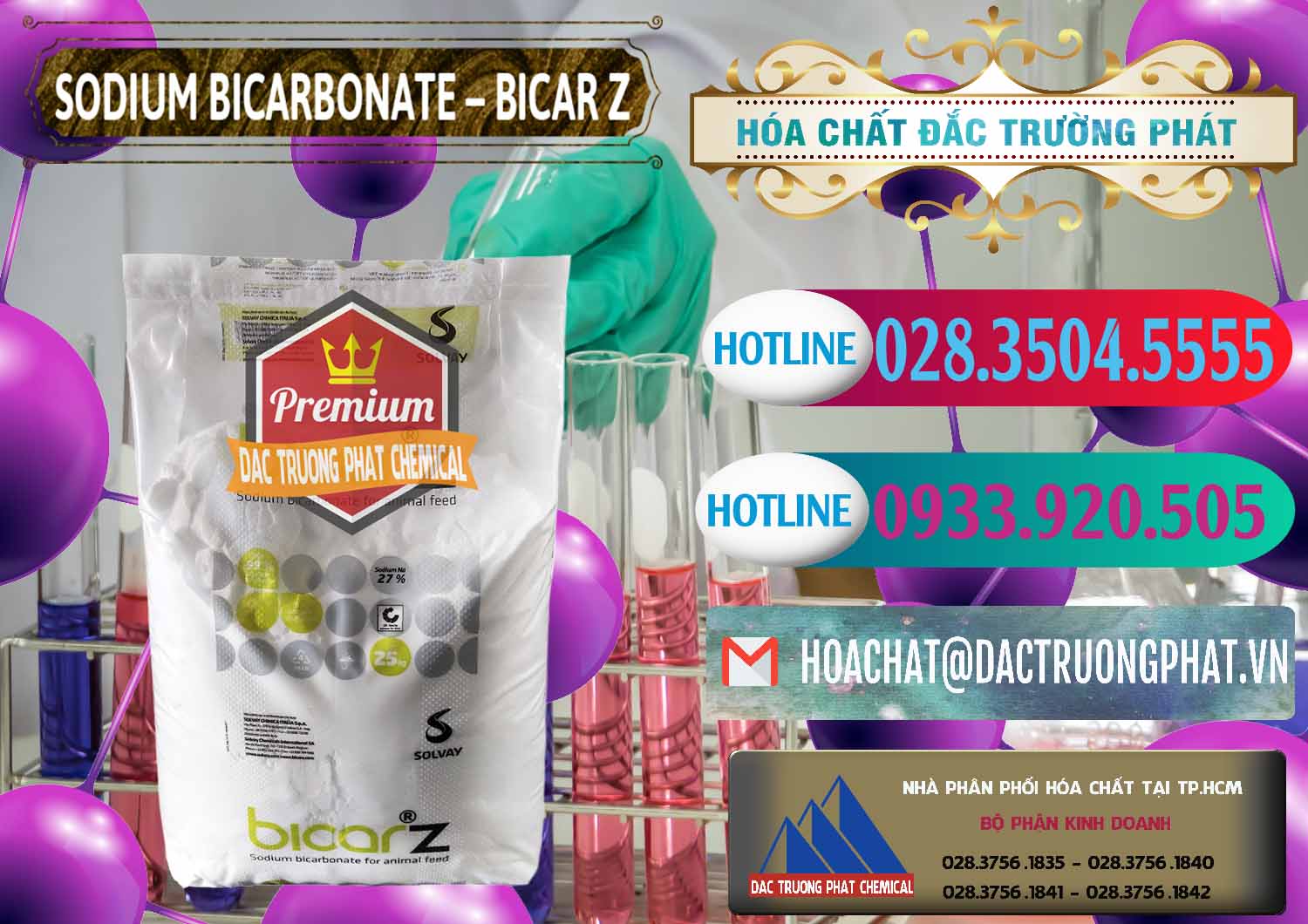 Cty chuyên nhập khẩu ( bán ) Sodium Bicarbonate – NaHCO3 Bicar Z Ý Italy Solvay - 0139 - Nơi cung cấp và phân phối hóa chất tại TP.HCM - truongphat.vn