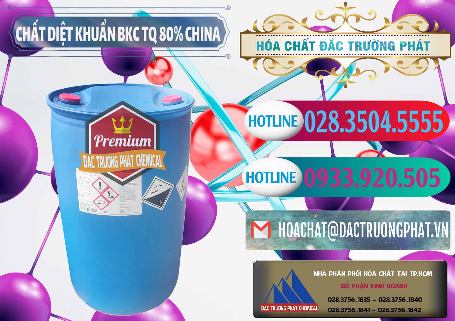 Cty chuyên bán - cung ứng BKC - Benzalkonium Chloride 80% Trung Quốc China - 0310 - Cty chuyên kinh doanh _ phân phối hóa chất tại TP.HCM - truongphat.vn