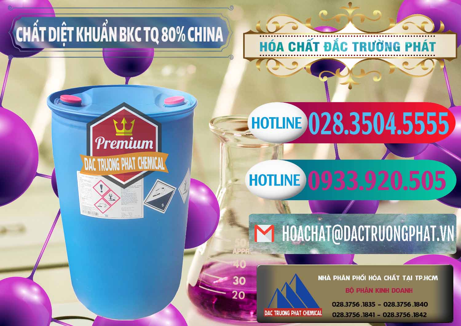 Công ty kinh doanh & bán BKC - Benzalkonium Chloride 80% Trung Quốc China - 0310 - Chuyên phân phối ( cung ứng ) hóa chất tại TP.HCM - truongphat.vn