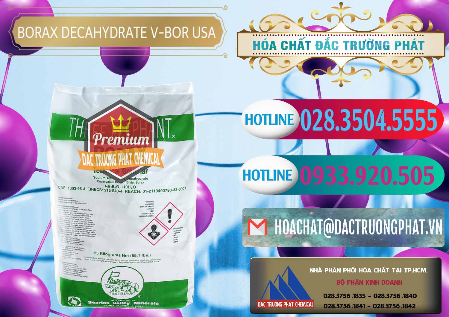 Cty bán ( cung cấp ) Borax Decahydrate NA2B4O7.10H2O Mỹ V-Bor Usa - 0032 - Cung cấp - kinh doanh hóa chất tại TP.HCM - truongphat.vn