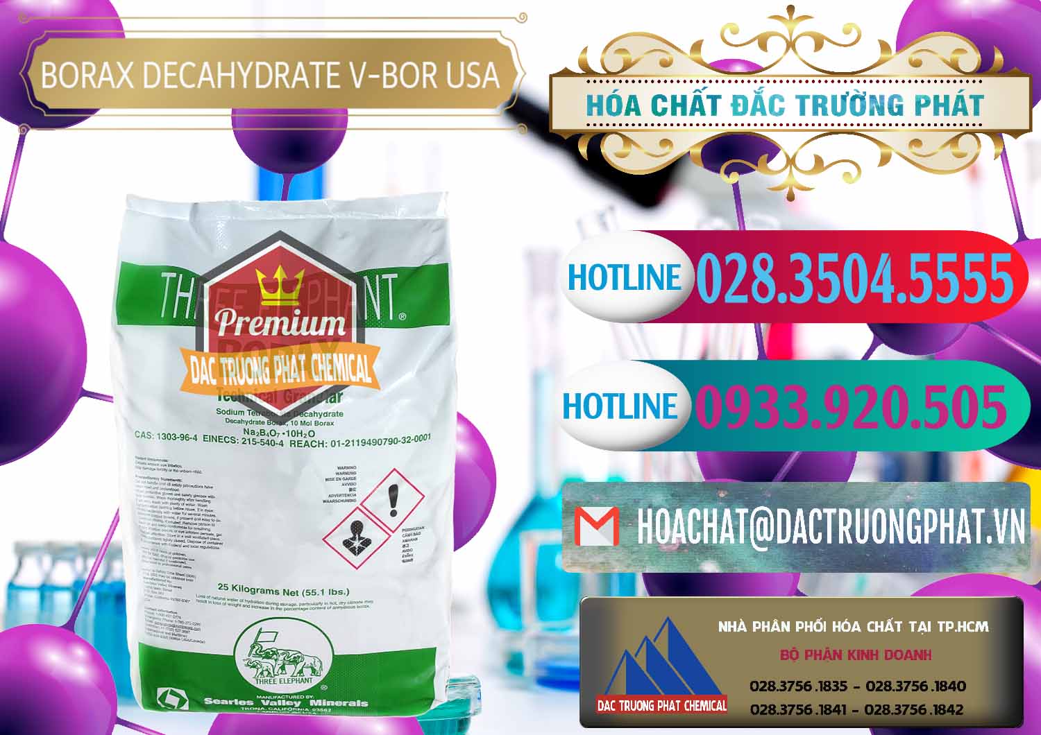 Cty nhập khẩu & bán Borax Decahydrate NA2B4O7.10H2O Mỹ V-Bor Usa - 0032 - Nơi cung cấp _ bán hóa chất tại TP.HCM - truongphat.vn