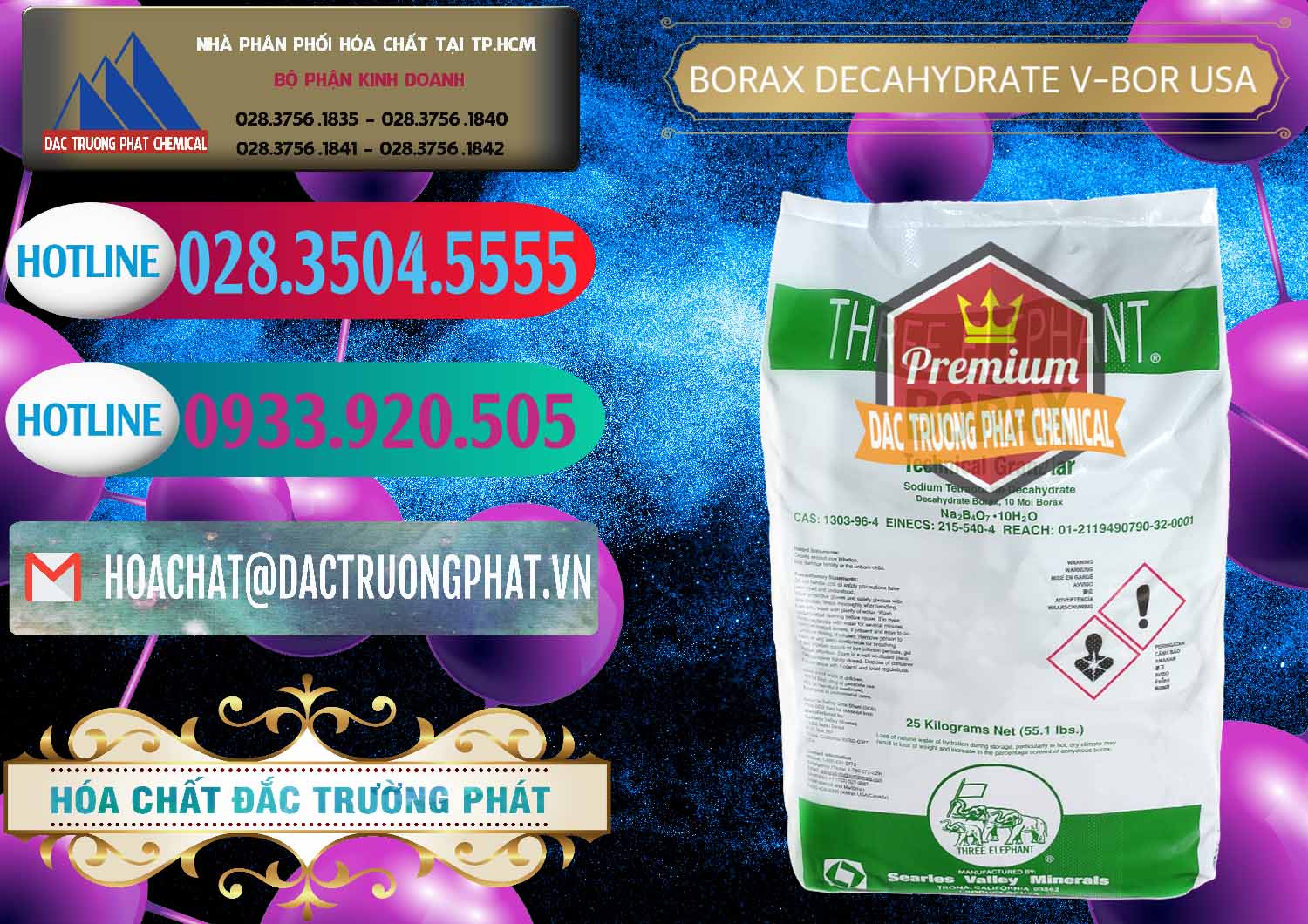 Cty chuyên kinh doanh & bán Borax Decahydrate NA2B4O7.10H2O Mỹ V-Bor Usa - 0032 - Nhà phân phối ( nhập khẩu ) hóa chất tại TP.HCM - truongphat.vn
