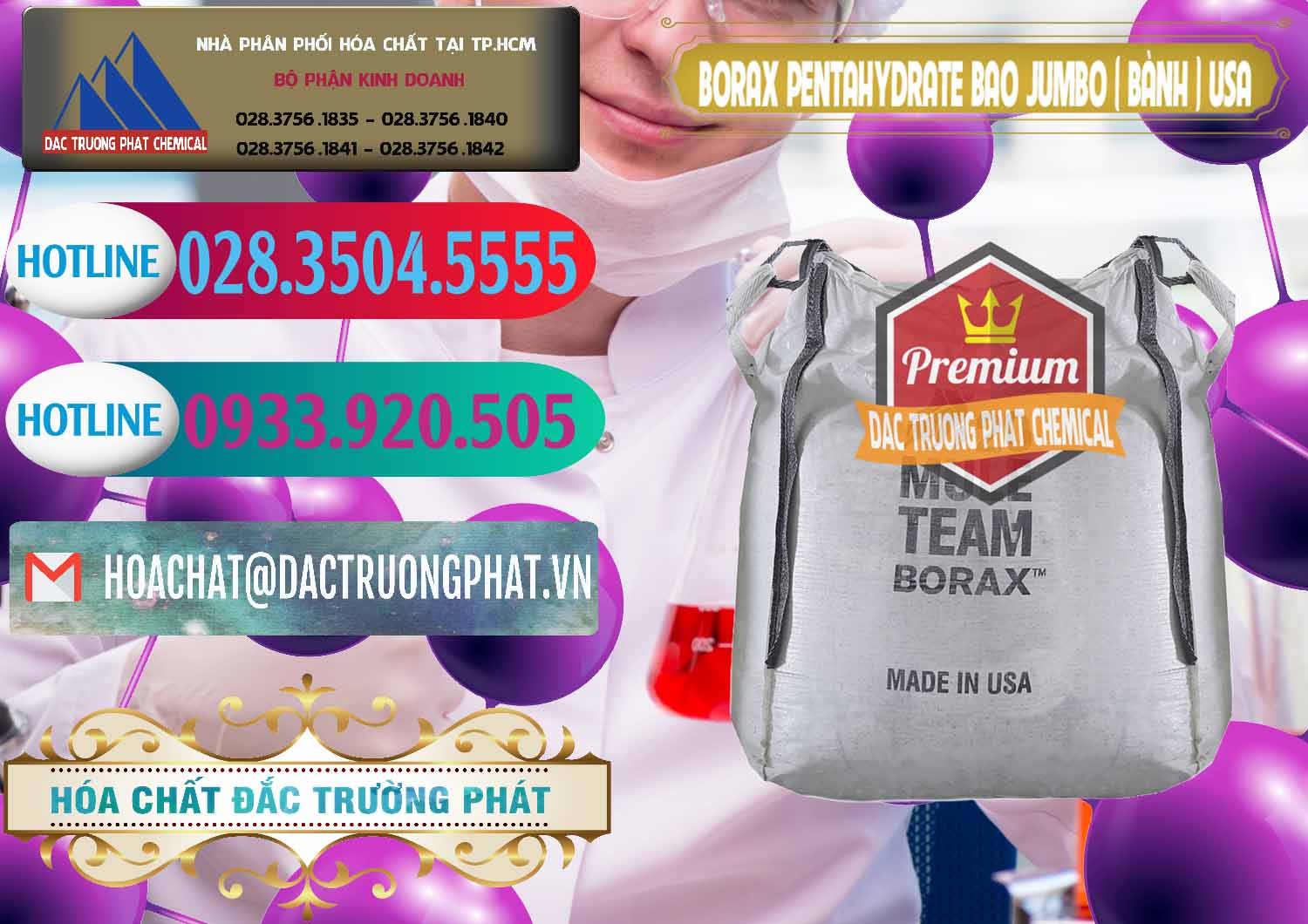 Kinh doanh và bán Borax Pentahydrate Bao Jumbo ( Bành ) Mule 20 Team Mỹ Usa - 0278 - Công ty kinh doanh & phân phối hóa chất tại TP.HCM - truongphat.vn