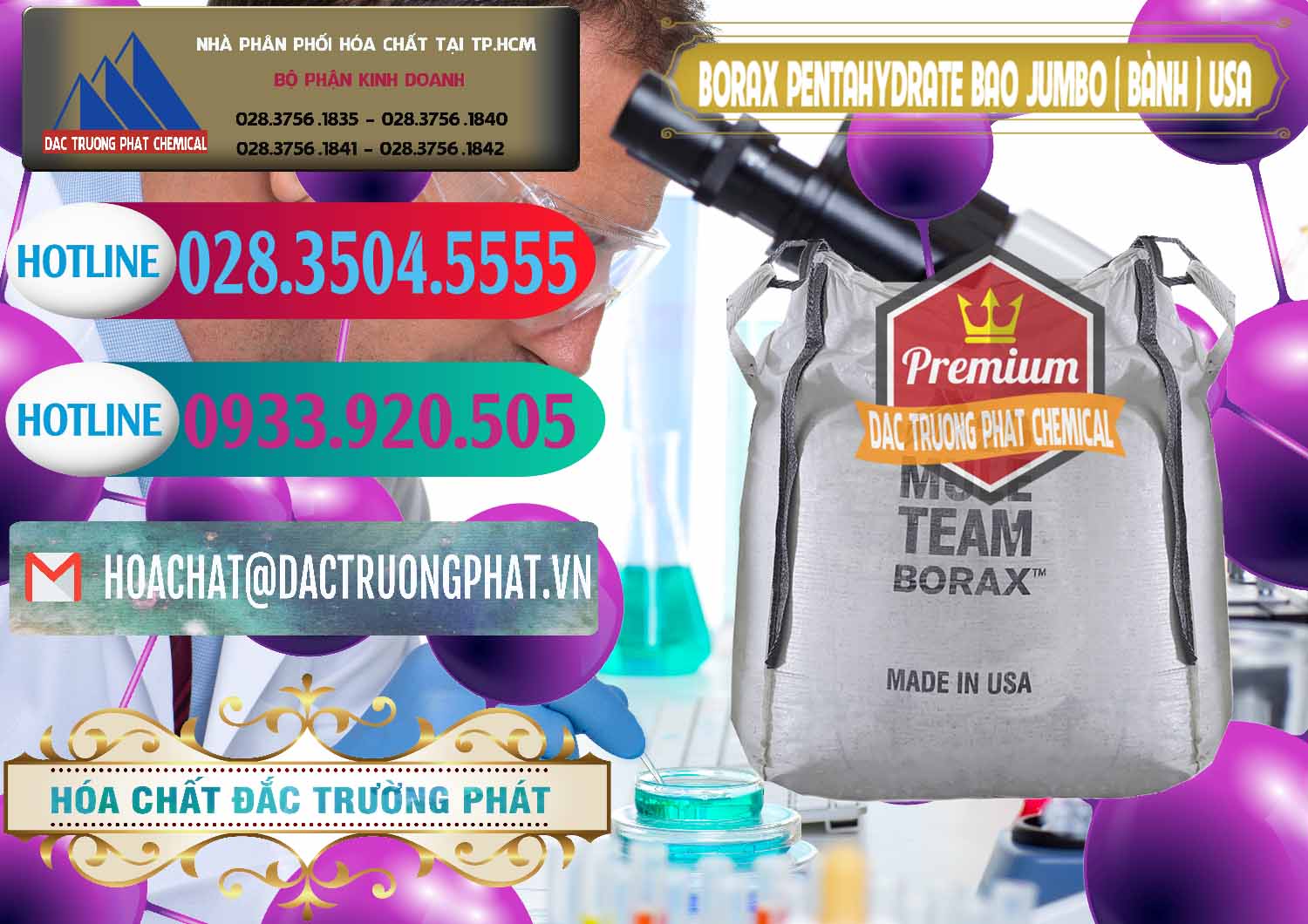 Phân phối ( bán ) Borax Pentahydrate Bao Jumbo ( Bành ) Mule 20 Team Mỹ Usa - 0278 - Công ty kinh doanh _ phân phối hóa chất tại TP.HCM - truongphat.vn