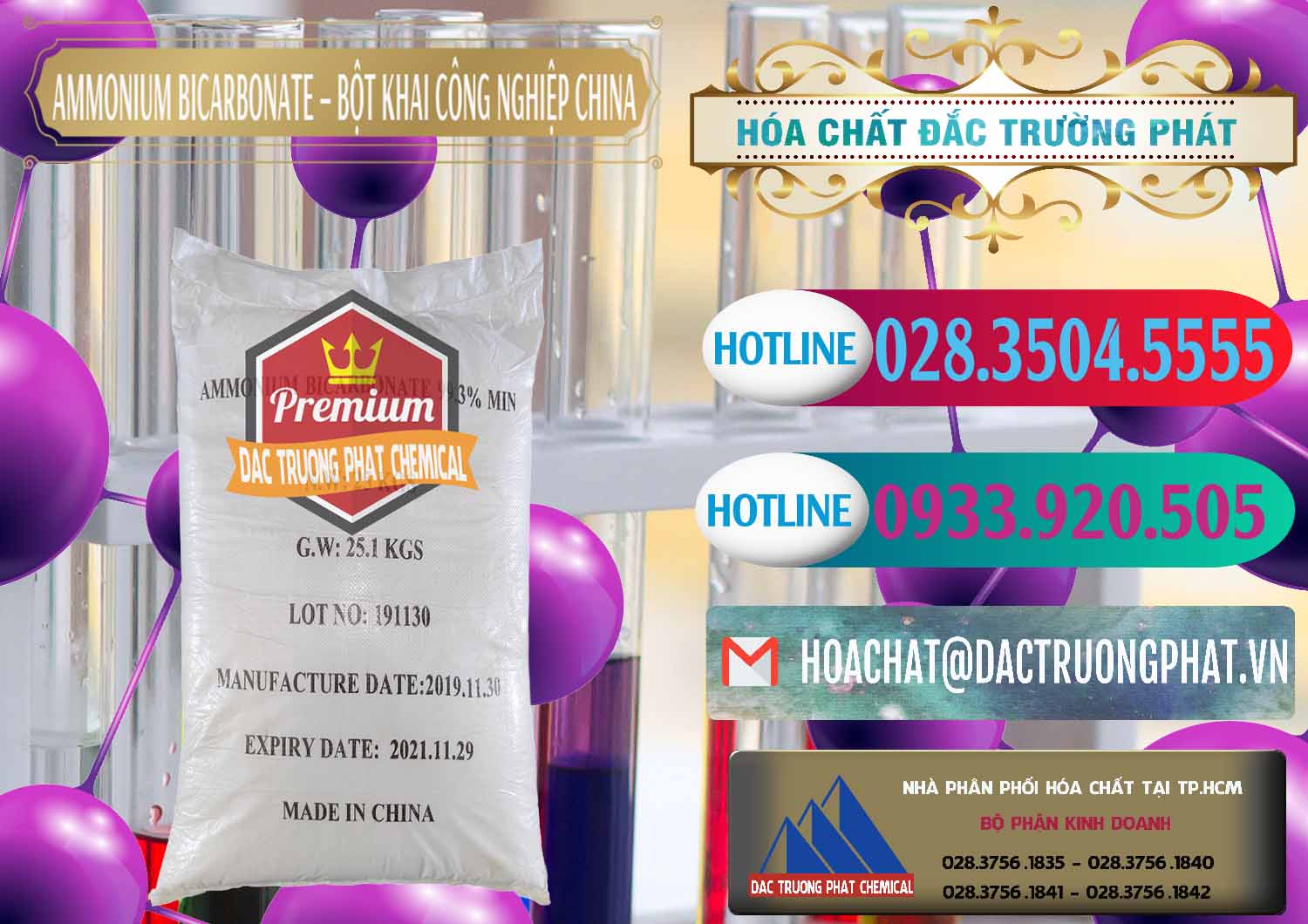 Cty cung cấp & bán Ammonium Bicarbonate – Bột Khai Công Nghiệp Trung Quốc China - 0020 - Công ty chuyên bán - phân phối hóa chất tại TP.HCM - truongphat.vn