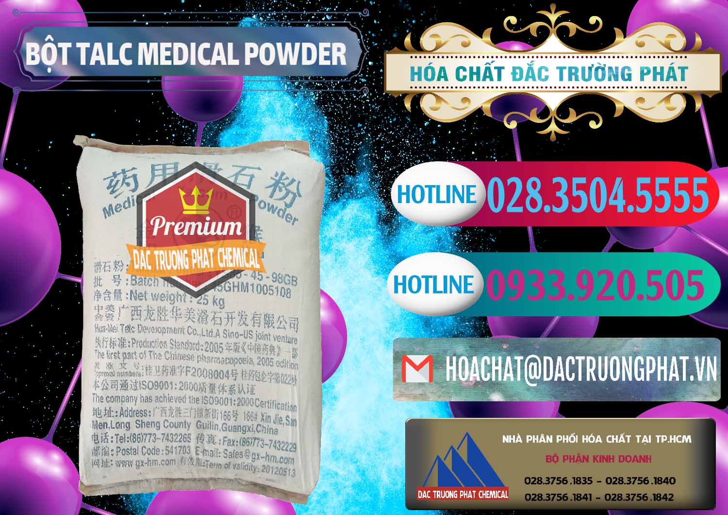 Nơi bán và cung ứng Bột Talc Medical Powder Trung Quốc China - 0036 - Cty cung ứng - phân phối hóa chất tại TP.HCM - truongphat.vn