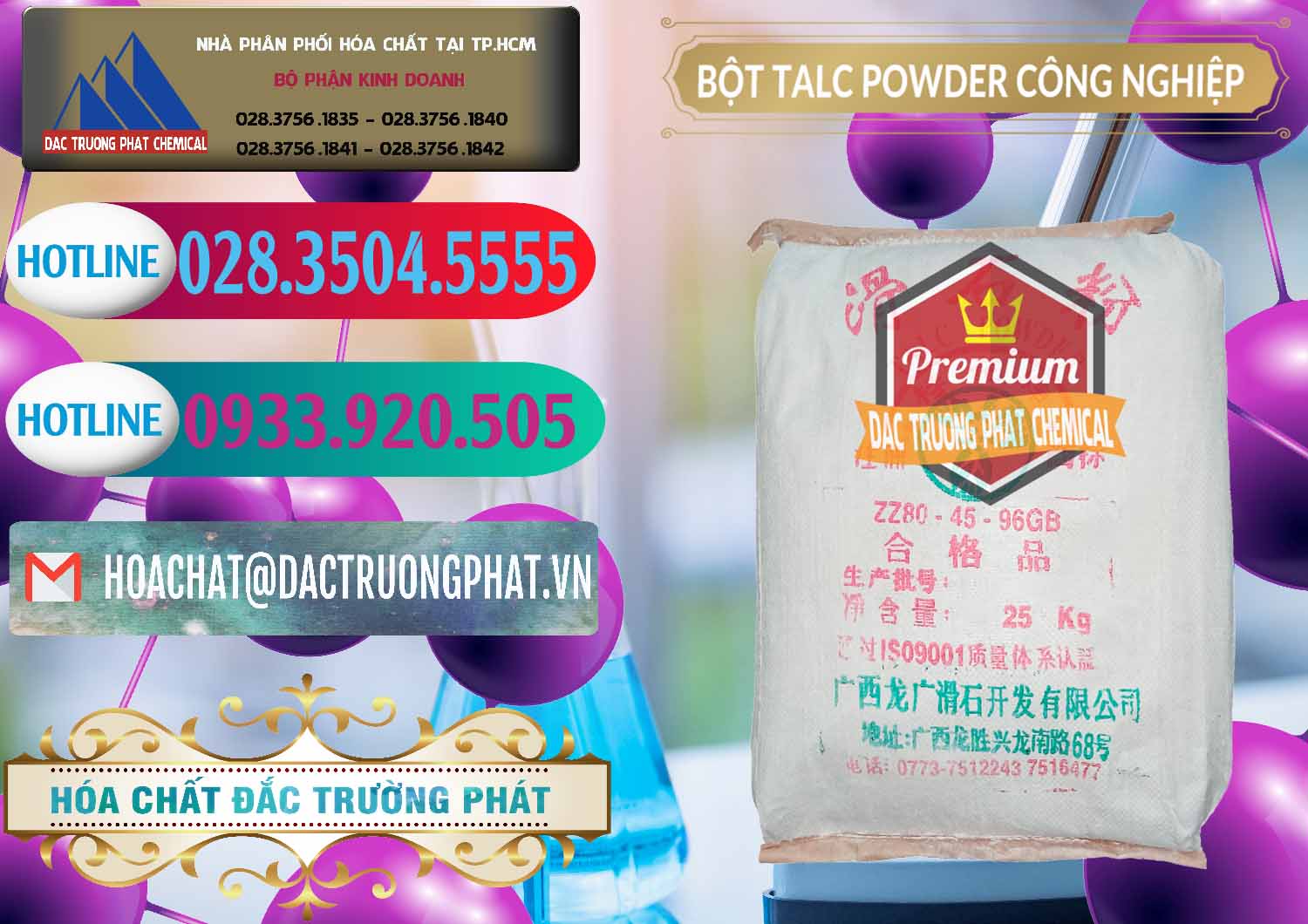 Nơi chuyên bán ( phân phối ) Bột Talc Powder Công Nghiệp Trung Quốc China - 0037 - Đơn vị cung ứng _ phân phối hóa chất tại TP.HCM - truongphat.vn