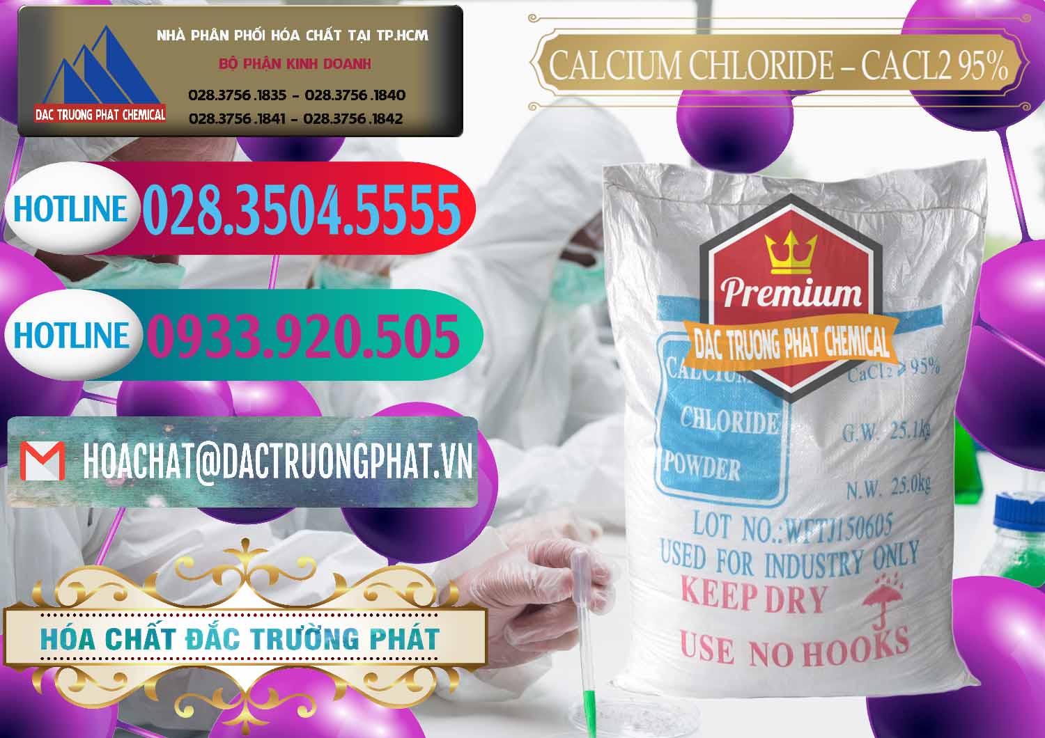 Đơn vị chuyên bán - cung ứng CaCl2 – Canxi Clorua 95% Trung Quốc China - 0039 - Nơi phân phối ( kinh doanh ) hóa chất tại TP.HCM - truongphat.vn