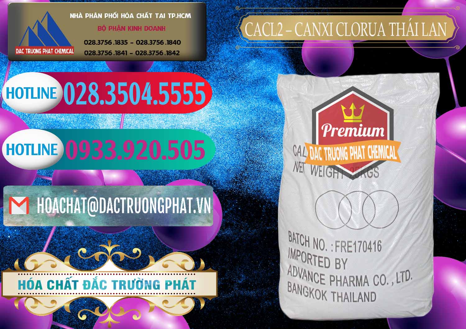 Cty bán ( phân phối ) CaCl2 – Canxi Clorua 96% Thái Lan - 0042 - Nơi phân phối _ cung cấp hóa chất tại TP.HCM - truongphat.vn