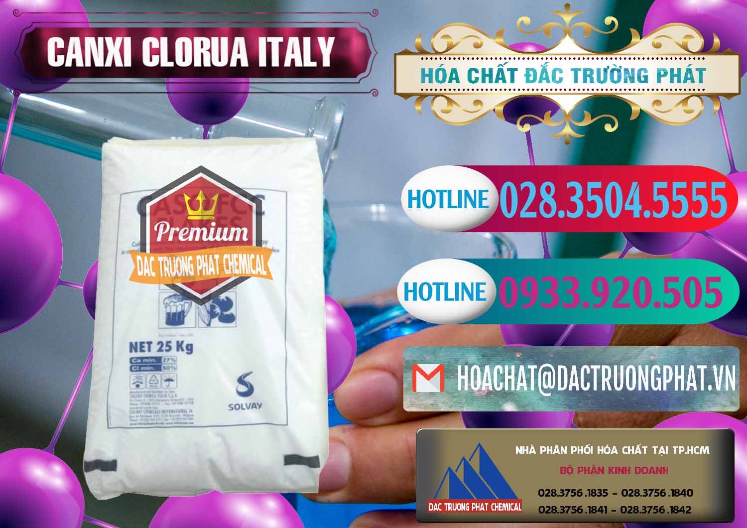 Cty chuyên bán - cung cấp CaCl2 – Canxi Clorua Food Grade Ý Italy - 0435 - Nhà phân phối & cung cấp hóa chất tại TP.HCM - truongphat.vn