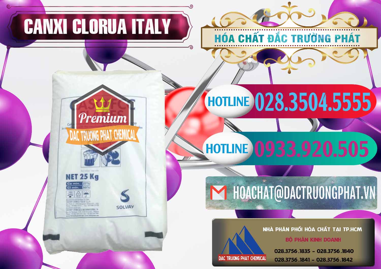Nhà nhập khẩu ( bán ) CaCl2 – Canxi Clorua Food Grade Ý Italy - 0435 - Cty chuyên cung cấp & bán hóa chất tại TP.HCM - truongphat.vn
