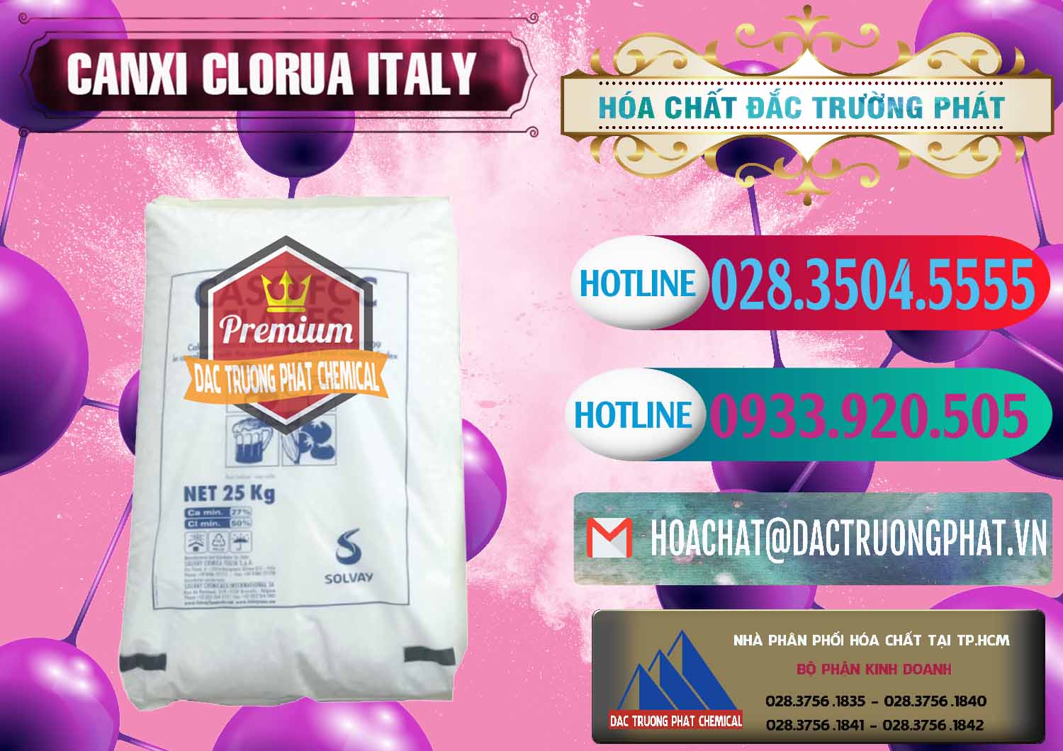 Cung cấp và bán CaCl2 – Canxi Clorua Food Grade Ý Italy - 0435 - Cty chuyên phân phối ( bán ) hóa chất tại TP.HCM - truongphat.vn