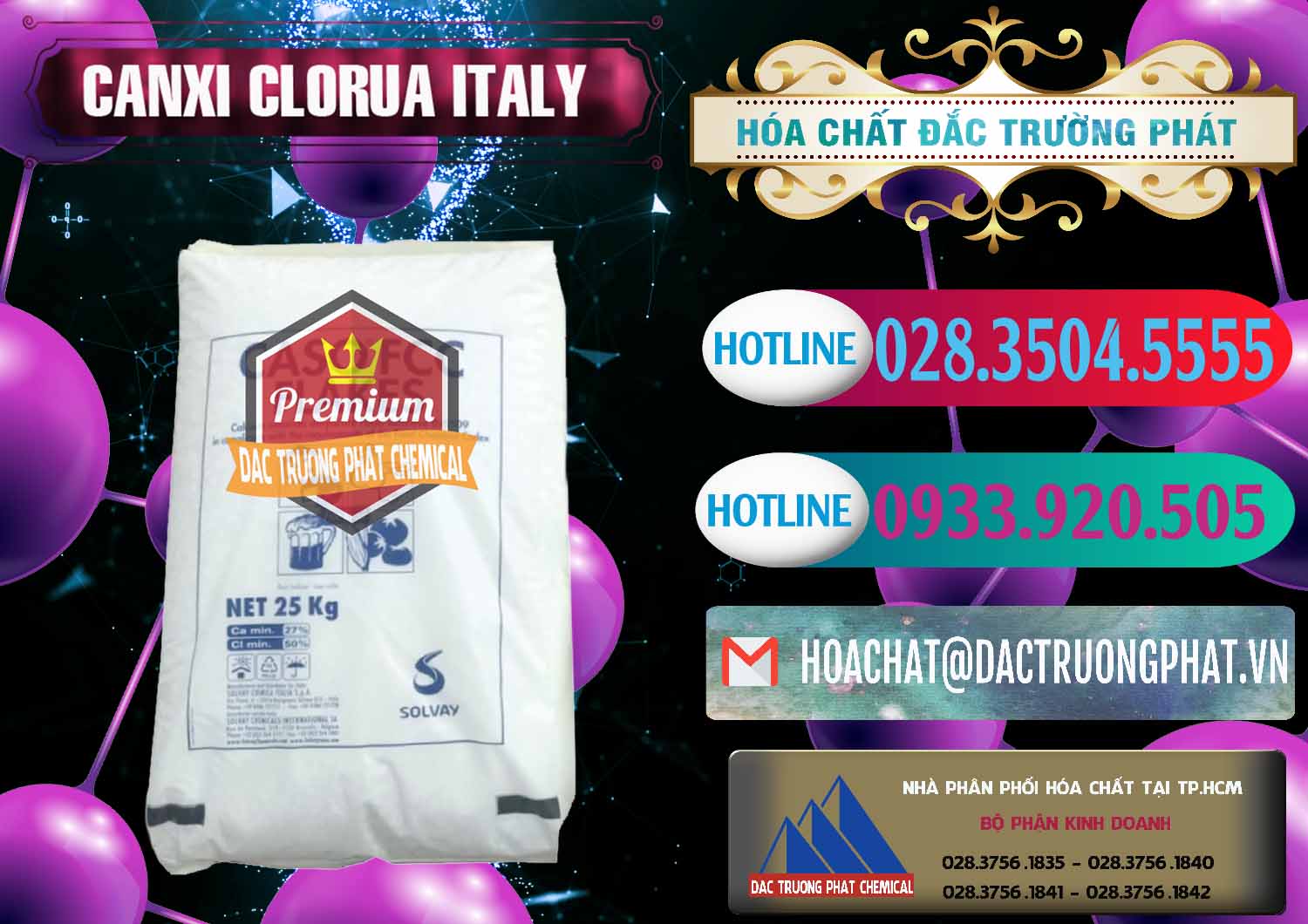 Công ty chuyên cung ứng ( bán ) CaCl2 – Canxi Clorua Food Grade Ý Italy - 0435 - Đơn vị bán và cung cấp hóa chất tại TP.HCM - truongphat.vn