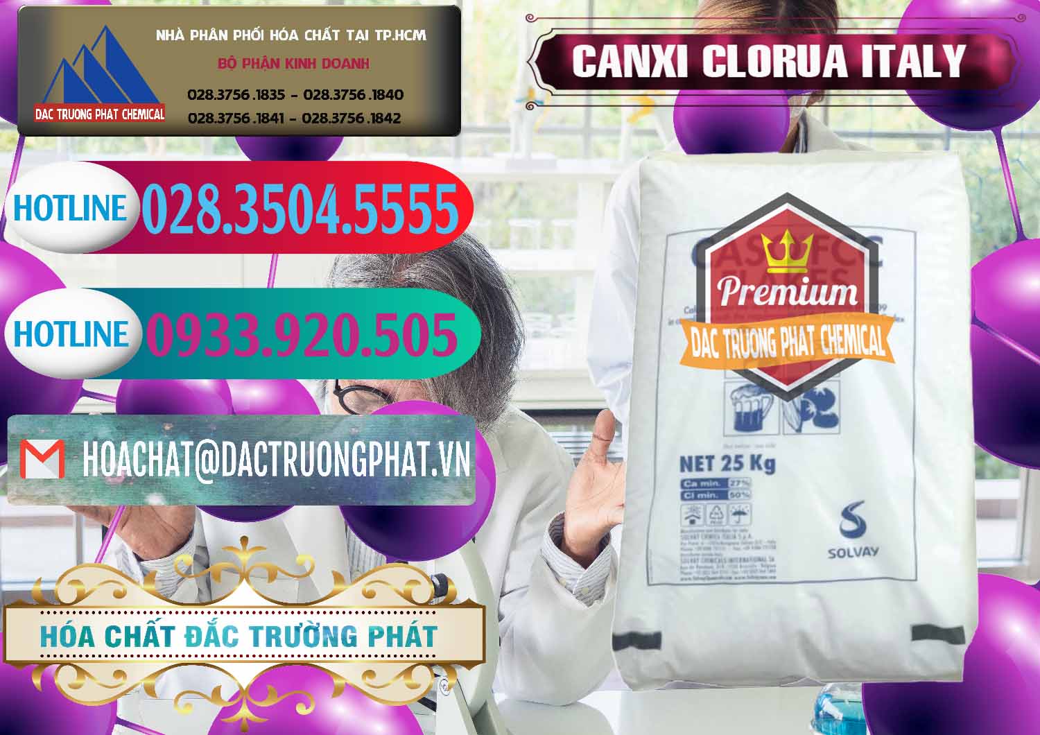 Nhà cung cấp và bán CaCl2 – Canxi Clorua Food Grade Ý Italy - 0435 - Đơn vị cung ứng - phân phối hóa chất tại TP.HCM - truongphat.vn