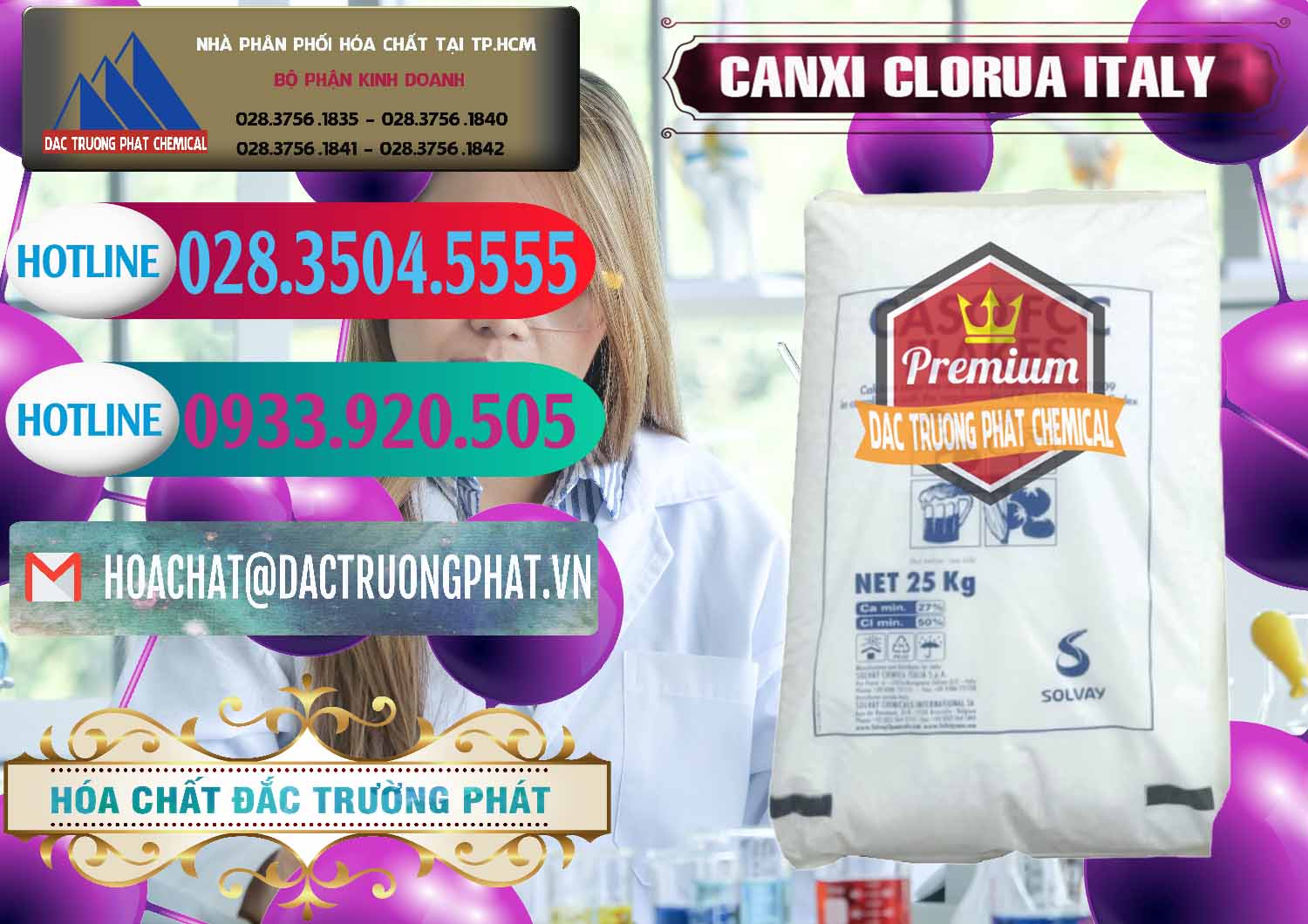 Cty bán & cung ứng CaCl2 – Canxi Clorua Food Grade Ý Italy - 0435 - Nơi chuyên kinh doanh & phân phối hóa chất tại TP.HCM - truongphat.vn