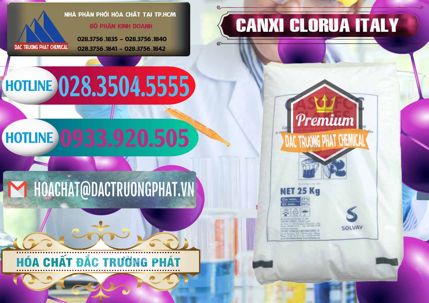 Đơn vị chuyên bán & cung cấp CaCl2 – Canxi Clorua Food Grade Ý Italy - 0435 - Cty chuyên kinh doanh ( cung cấp ) hóa chất tại TP.HCM - truongphat.vn
