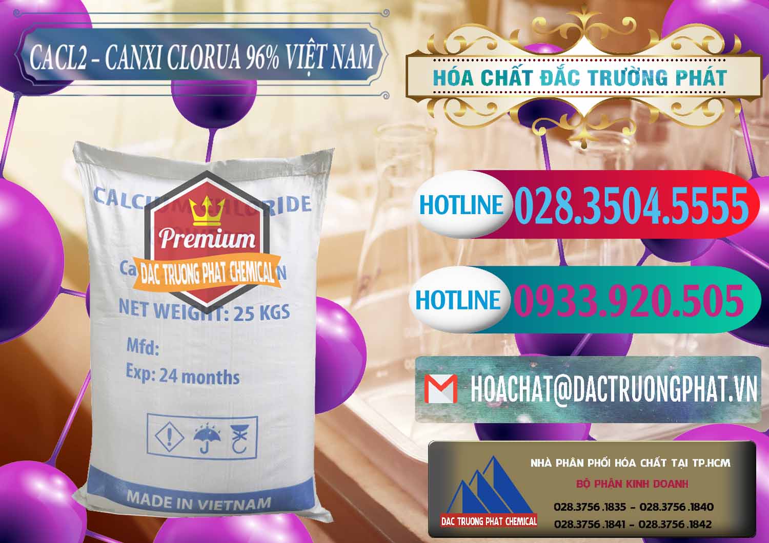 Chuyên bán ( cung cấp ) CaCl2 – Canxi Clorua 96% Việt Nam - 0236 - Cty chuyên phân phối _ cung ứng hóa chất tại TP.HCM - truongphat.vn