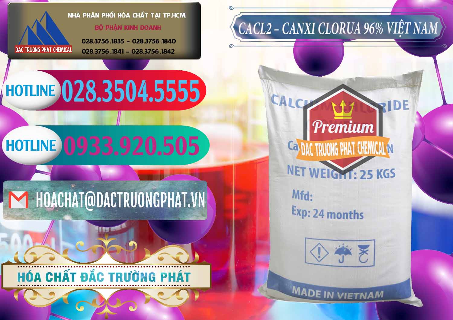 Nơi chuyên cung ứng - phân phối CaCl2 – Canxi Clorua 96% Việt Nam - 0236 - Chuyên cung ứng & phân phối hóa chất tại TP.HCM - truongphat.vn