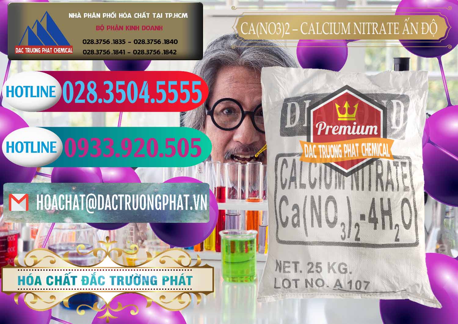 Đơn vị chuyên nhập khẩu - bán CA(NO3)2 – Calcium Nitrate Ấn Độ India - 0038 - Cty chuyên bán ( cung cấp ) hóa chất tại TP.HCM - truongphat.vn