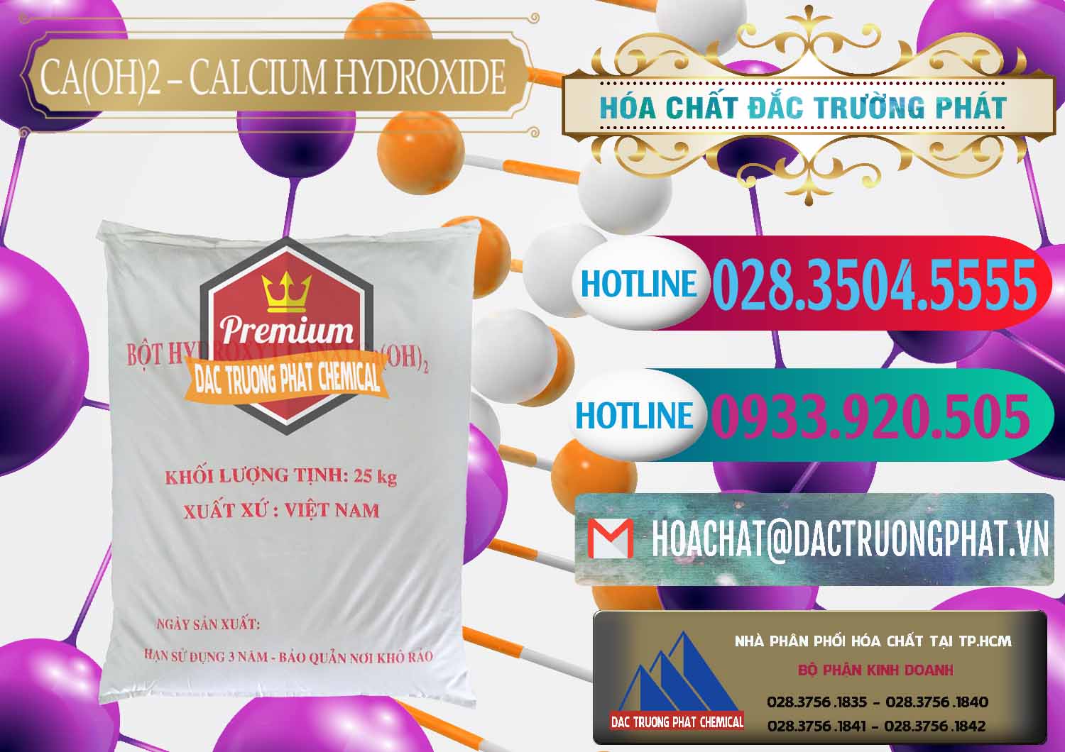 Công ty chuyên bán ( phân phối ) Ca(OH)2 - Calcium Hydroxide Việt Nam - 0186 - Công ty chuyên cung cấp & kinh doanh hóa chất tại TP.HCM - truongphat.vn