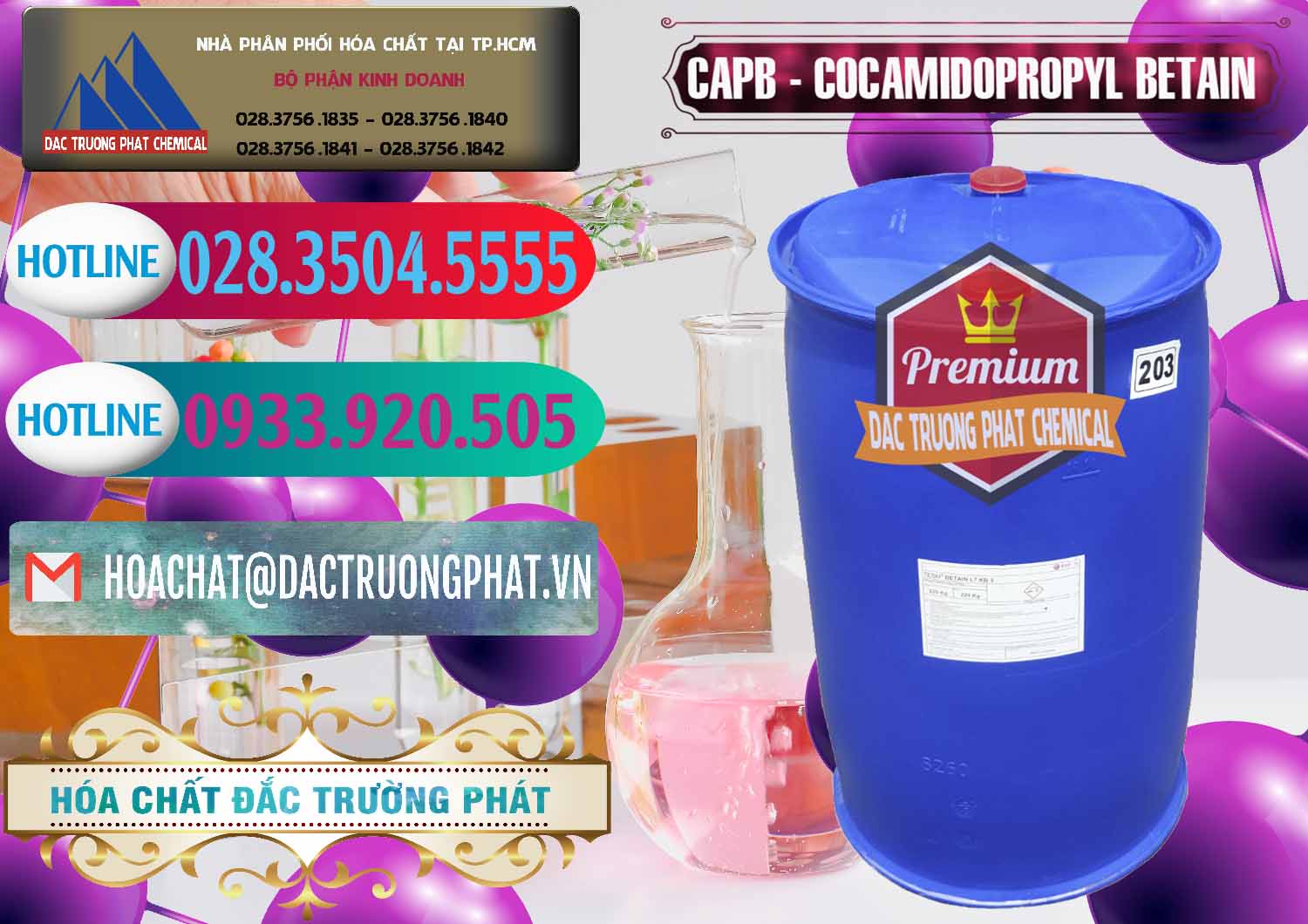 Nơi kinh doanh - bán Cocamidopropyl Betaine - CAPB Tego Indonesia - 0327 - Nhà nhập khẩu & cung cấp hóa chất tại TP.HCM - truongphat.vn
