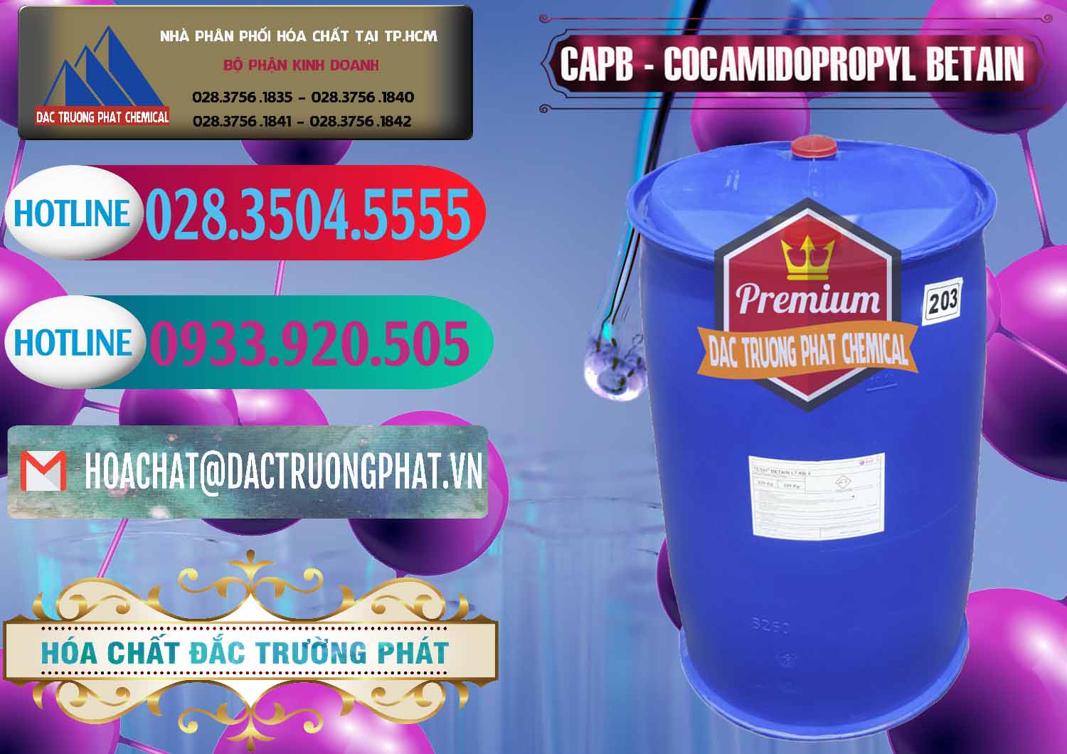 Công ty chuyên cung ứng ( bán ) Cocamidopropyl Betaine - CAPB Tego Indonesia - 0327 - Đơn vị cung cấp và nhập khẩu hóa chất tại TP.HCM - truongphat.vn