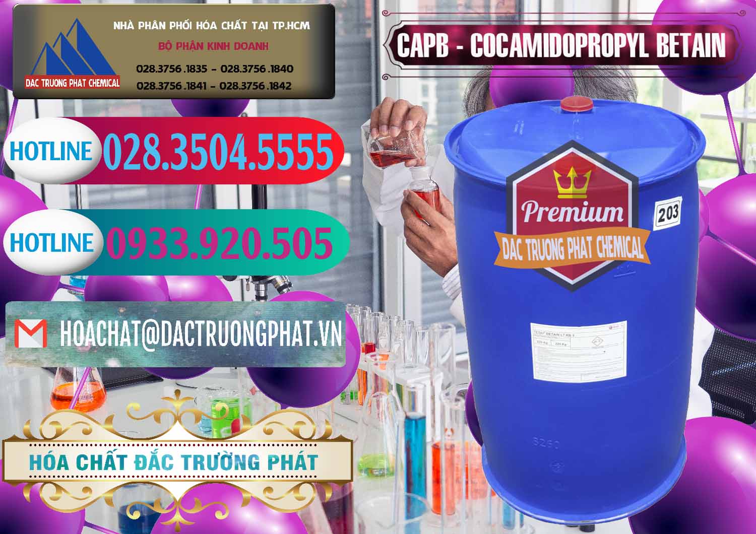 Đơn vị chuyên bán ( cung cấp ) Cocamidopropyl Betaine - CAPB Tego Indonesia - 0327 - Chuyên phân phối & kinh doanh hóa chất tại TP.HCM - truongphat.vn